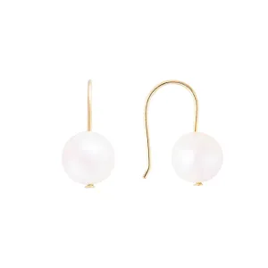 14K GOLD FRESHWATER PEARL ANNA HOOKS