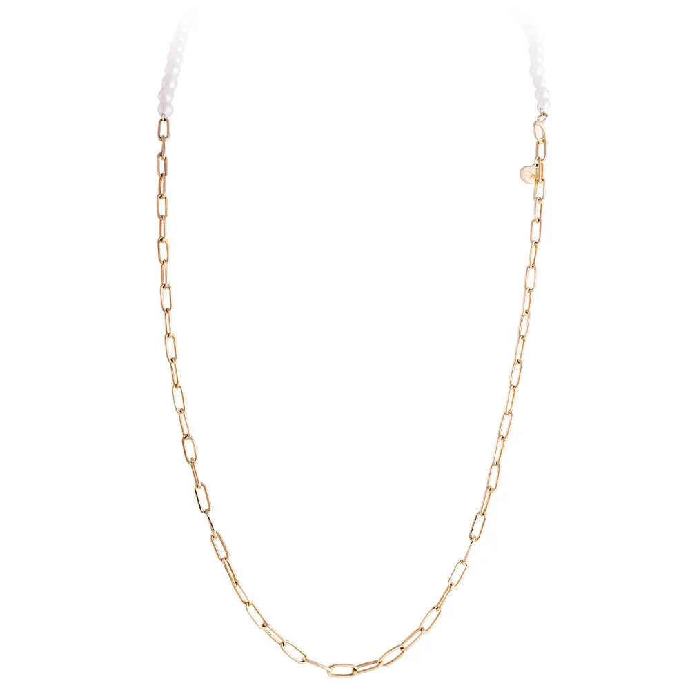 14K GOLD PEARL GRACE NECKLACE