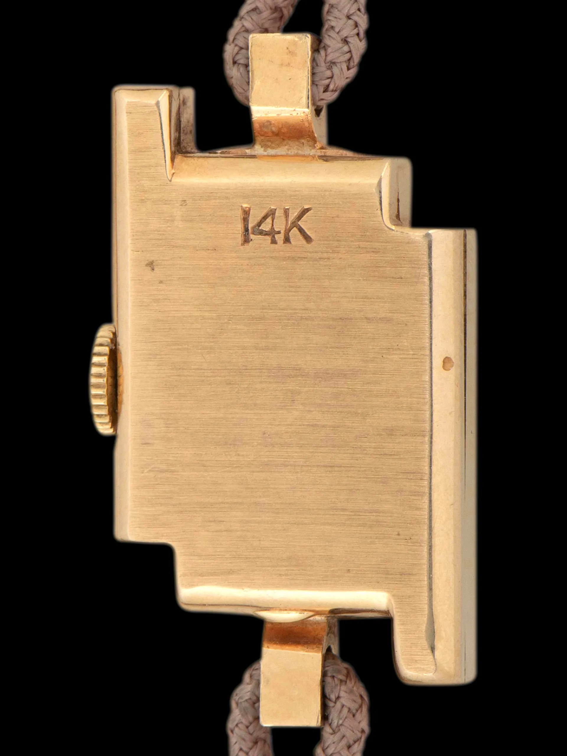 1960s LeCoultre Ladies Art-Deco Watch 14K YG