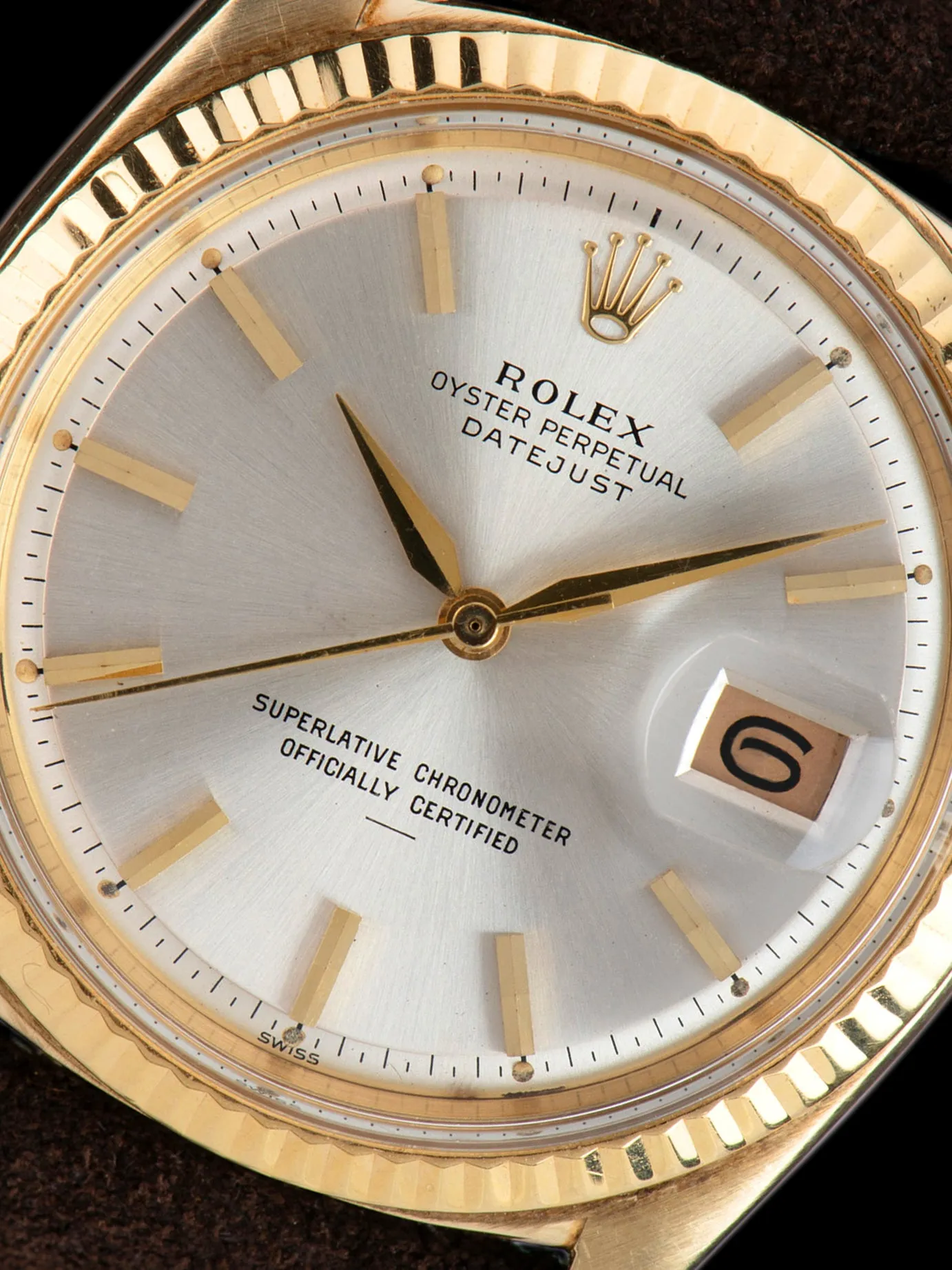 1963 Rolex Datejust 14K YG (Ref. 1601) Underline Dial