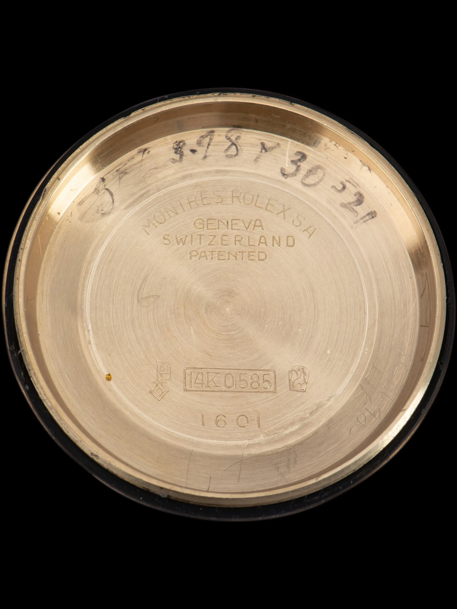 1963 Rolex Datejust 14K YG (Ref. 1601) Underline Dial