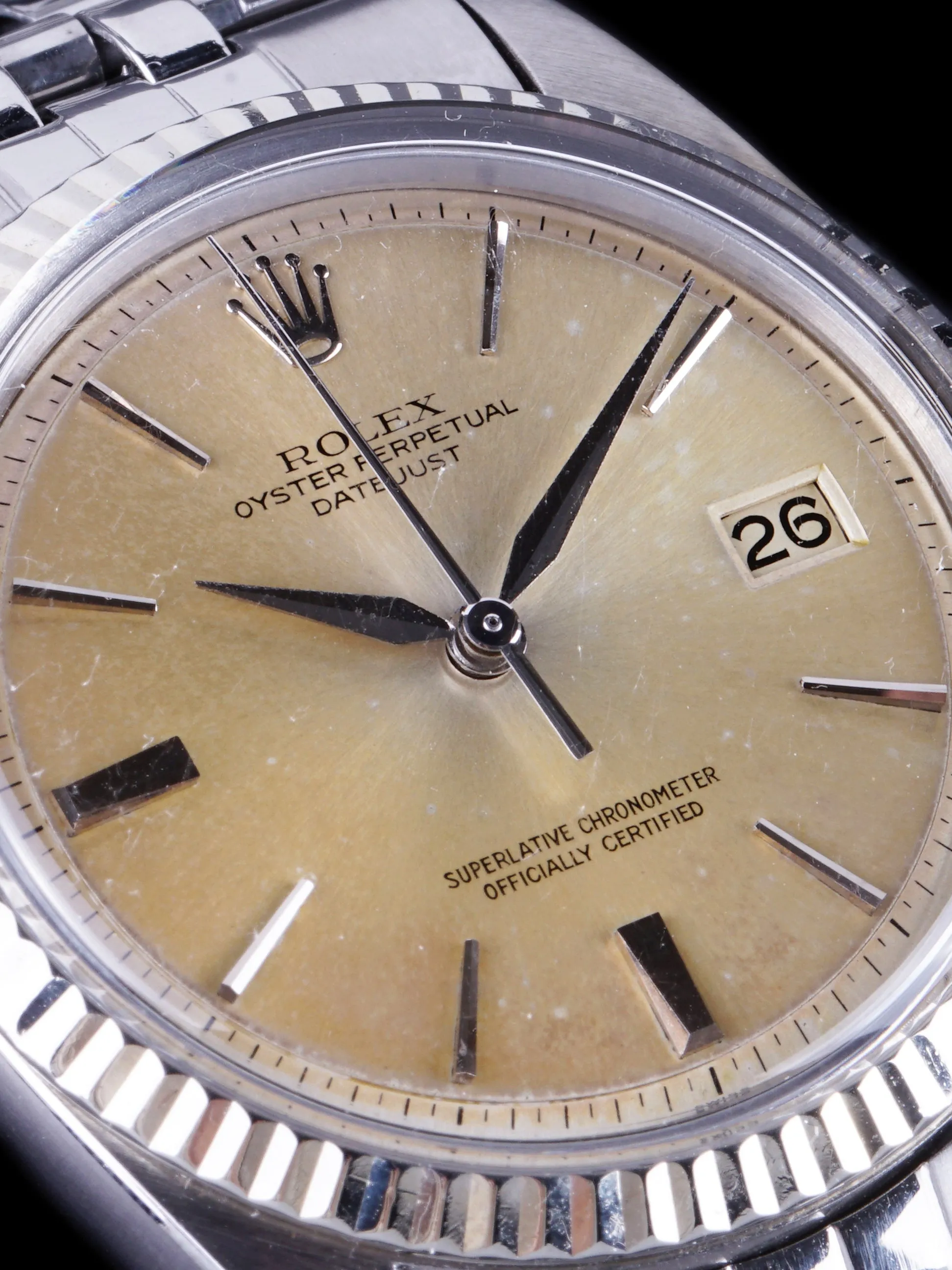 1963 Rolex Datejust (Ref. 1601) No lume "Tropical" Dial