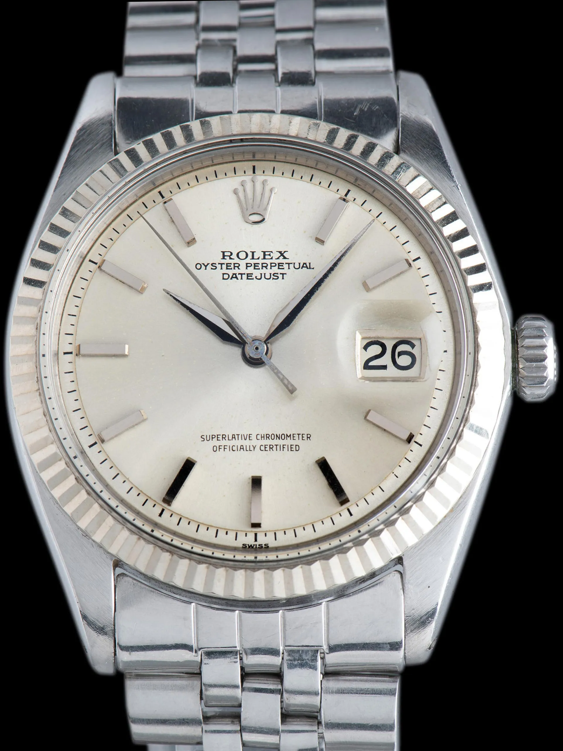 1963 Rolex Datejust (Ref. 1601) Non-Luminous Dial