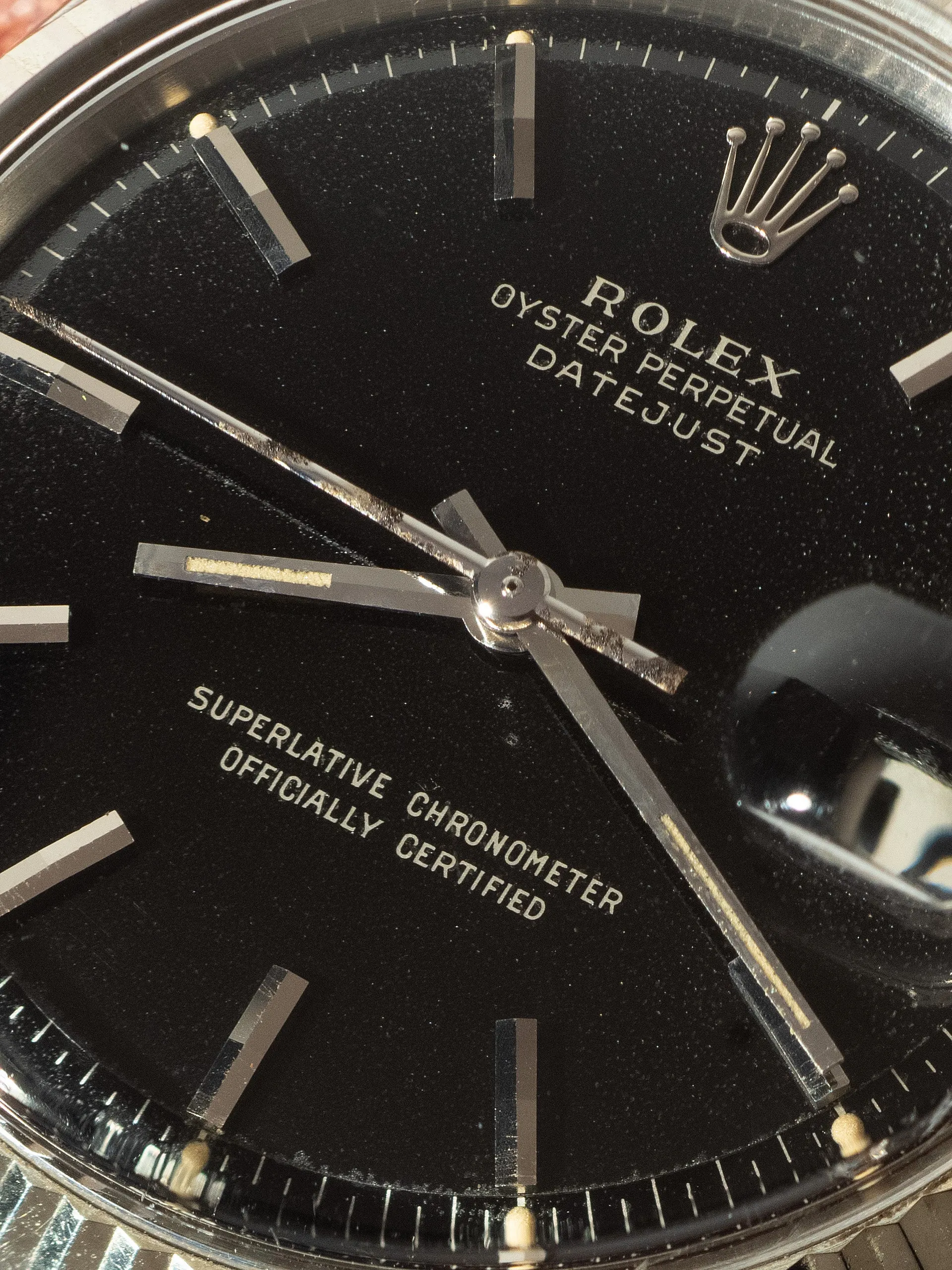1965 Rolex Datejust (Ref. 1601) Black Gilt Dial