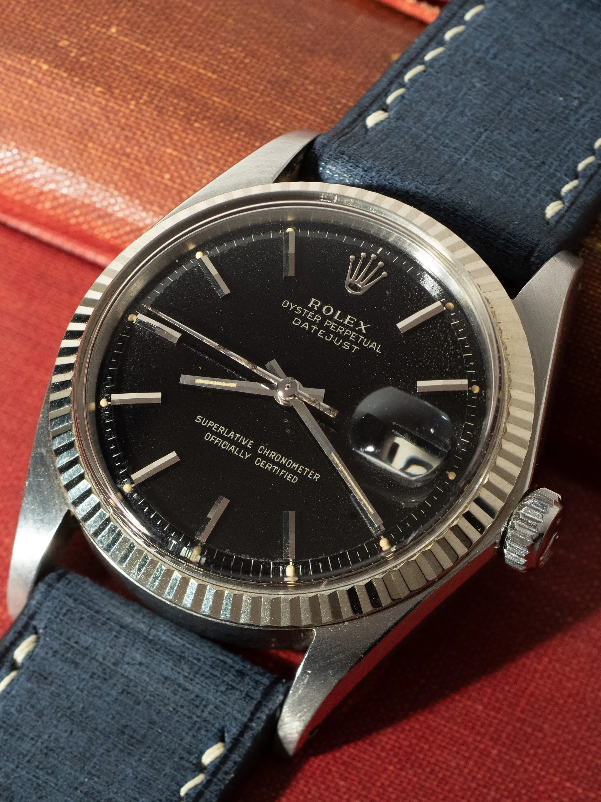 1965 Rolex Datejust (Ref. 1601) Black Gilt Dial
