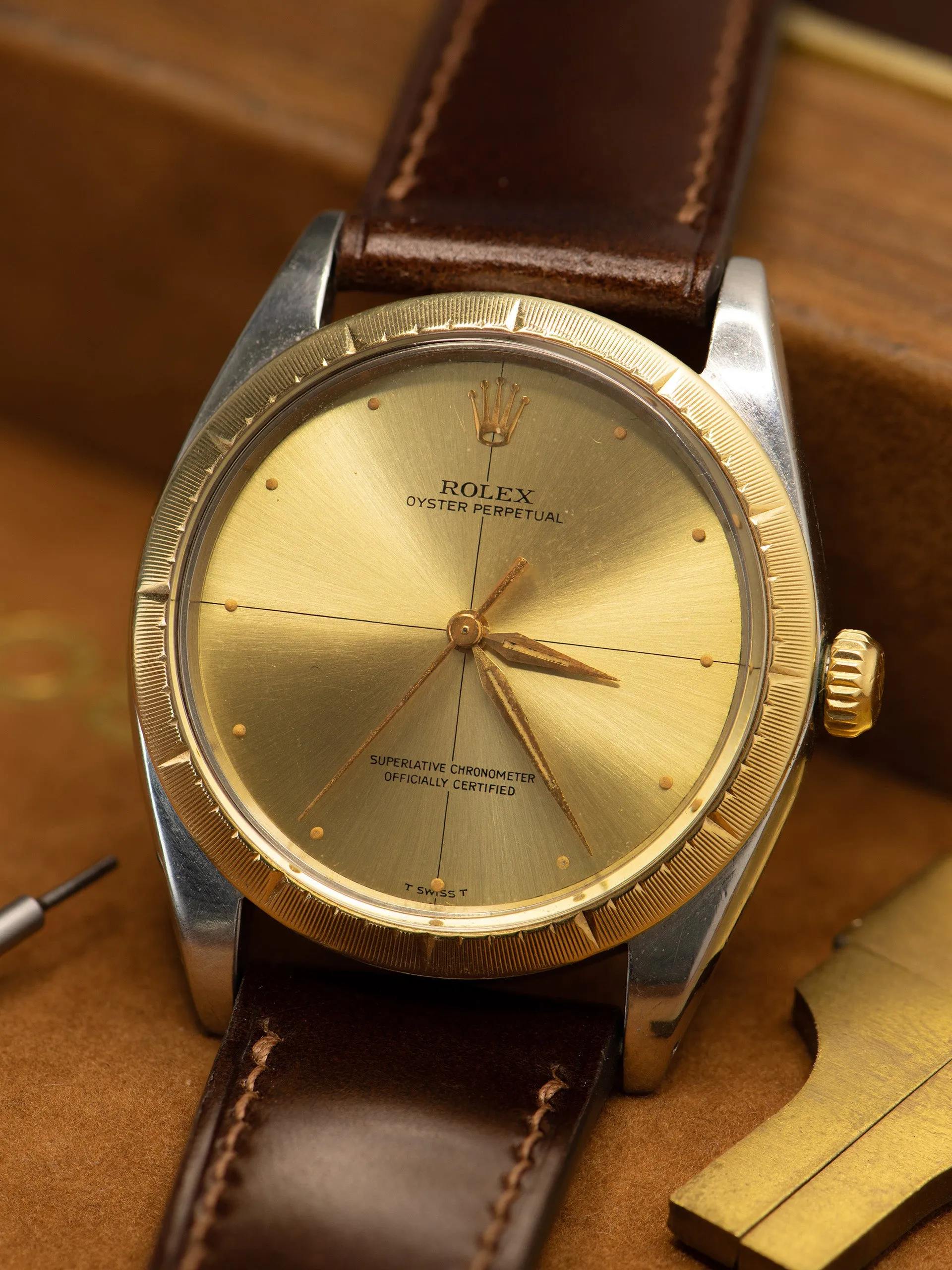 1965 Rolex Two-Tone Oyster-Perpetual (Ref. 1008) "Zephyr"