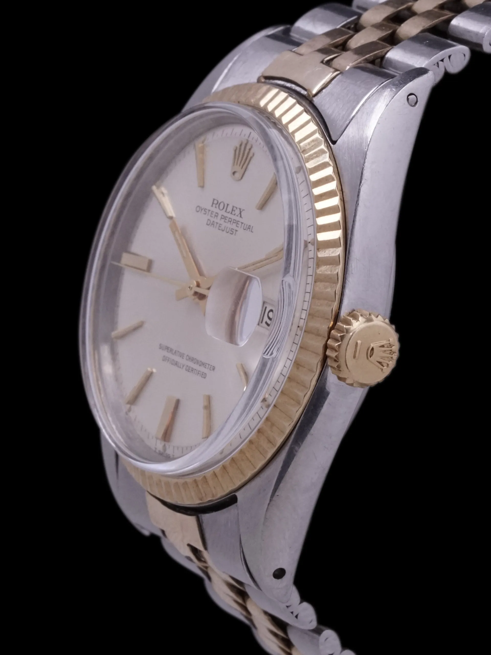 1966 Rolex Two-Tone Datejust (Ref. 1601) "Doorstop Dial" W/ Box & Papers
