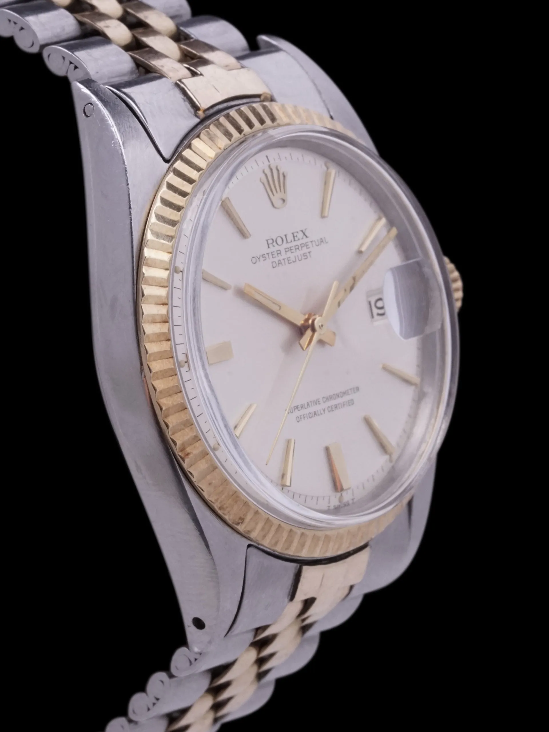 1966 Rolex Two-Tone Datejust (Ref. 1601) "Doorstop Dial" W/ Box & Papers