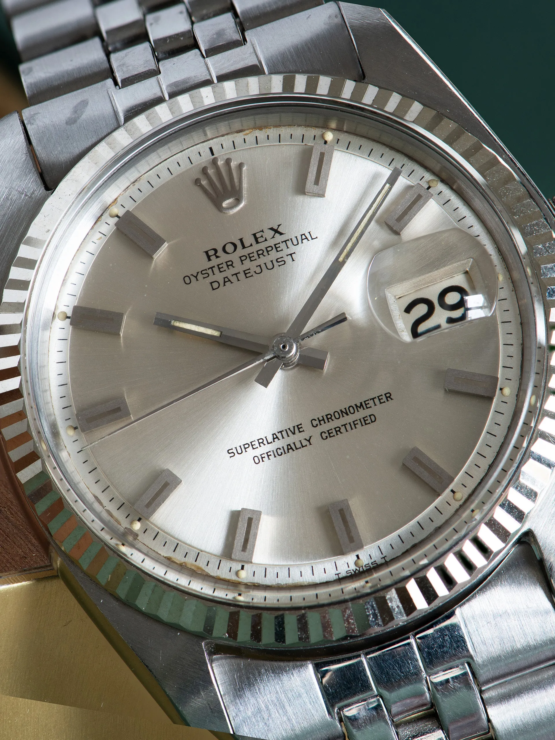 1967 Rolex Datejust (Ref. 1601) Silver "Block Marker" Dial