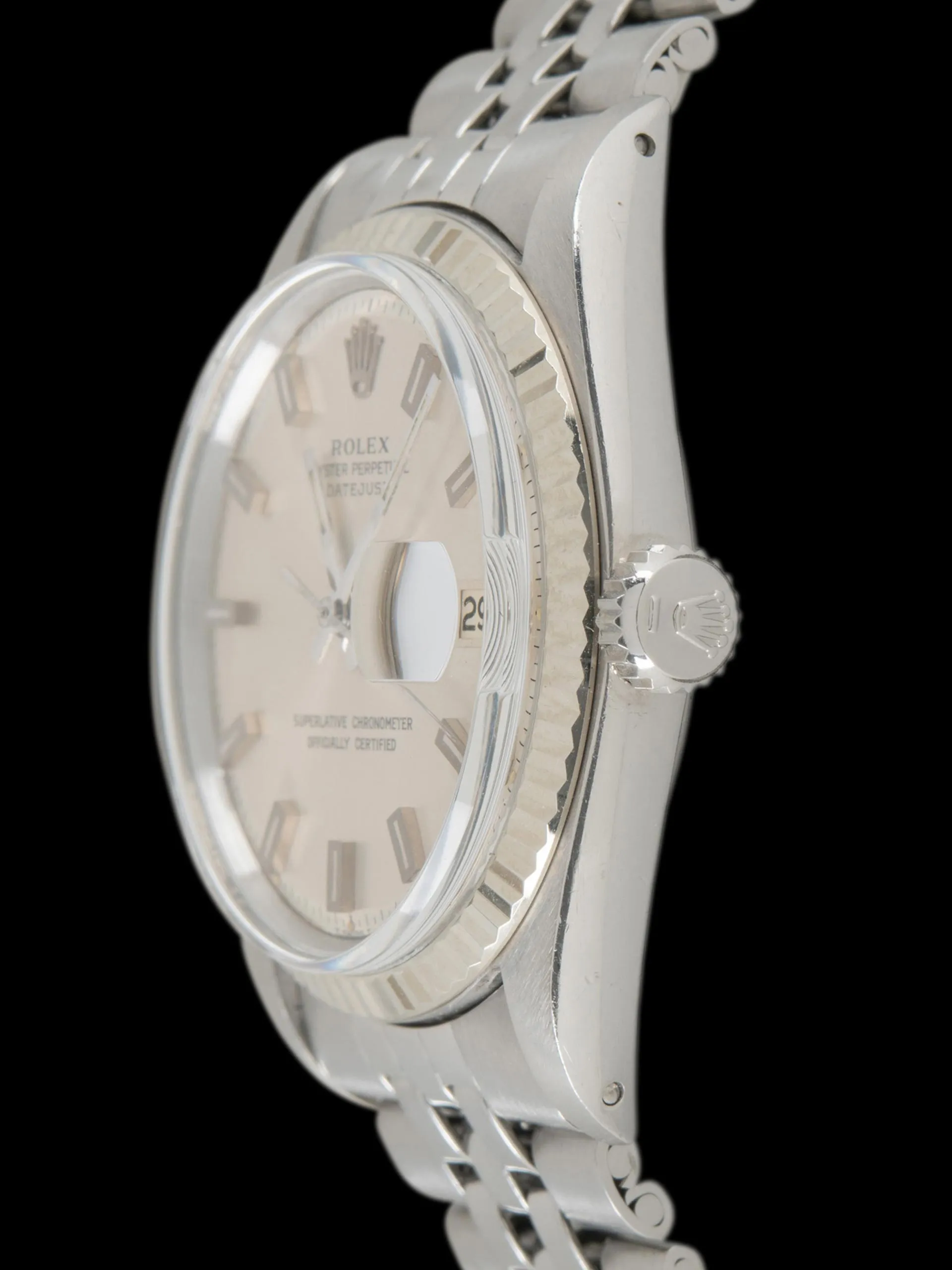 1967 Rolex Datejust (Ref. 1601) Silver "Block Marker" Dial