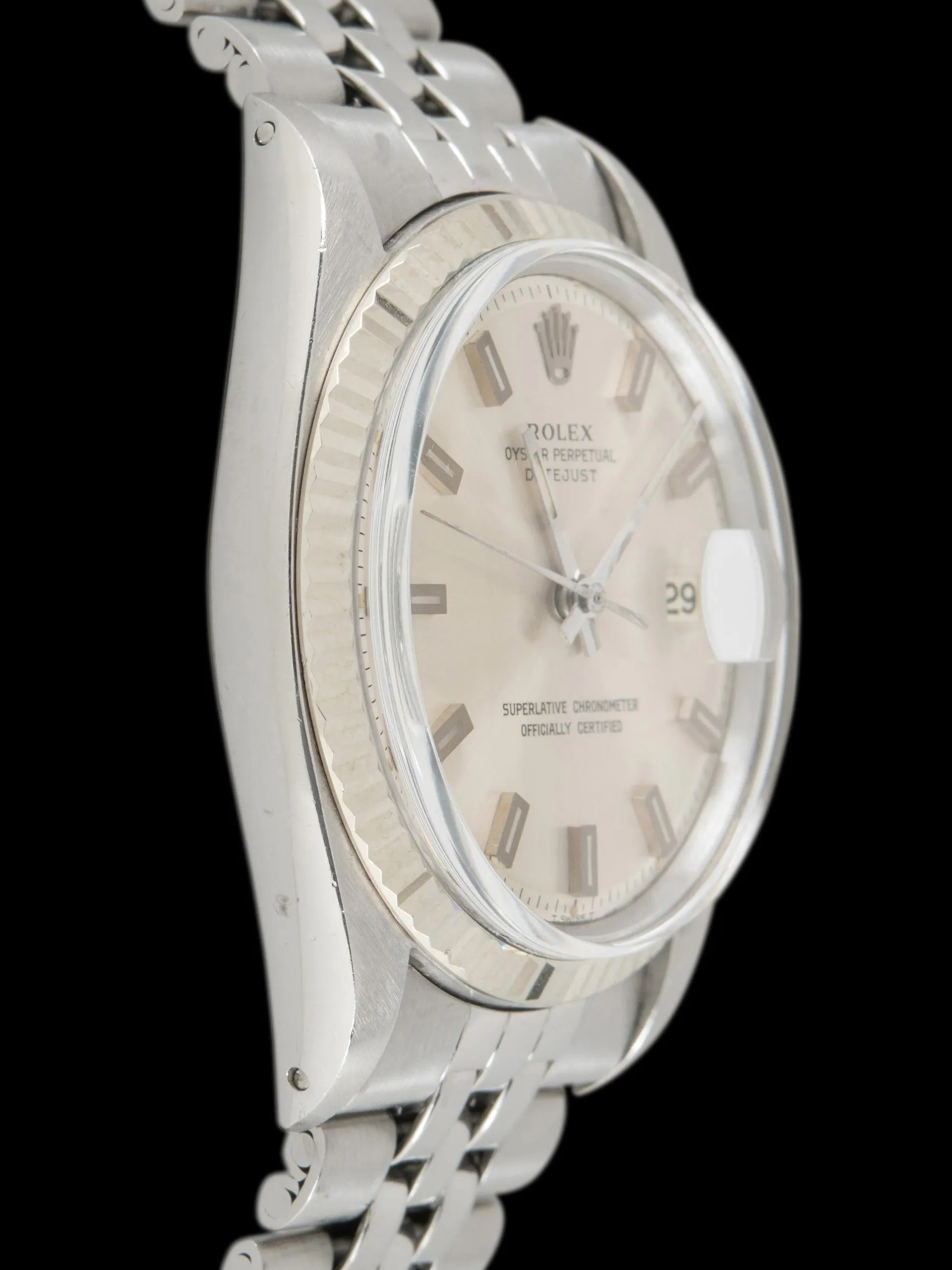 1967 Rolex Datejust (Ref. 1601) Silver "Block Marker" Dial