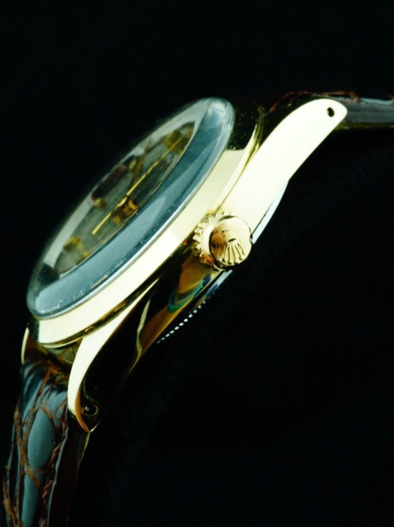 1967 Rolex Oyster Perpetual (Ref. 1024) Gold Cap "Tropical Dial"