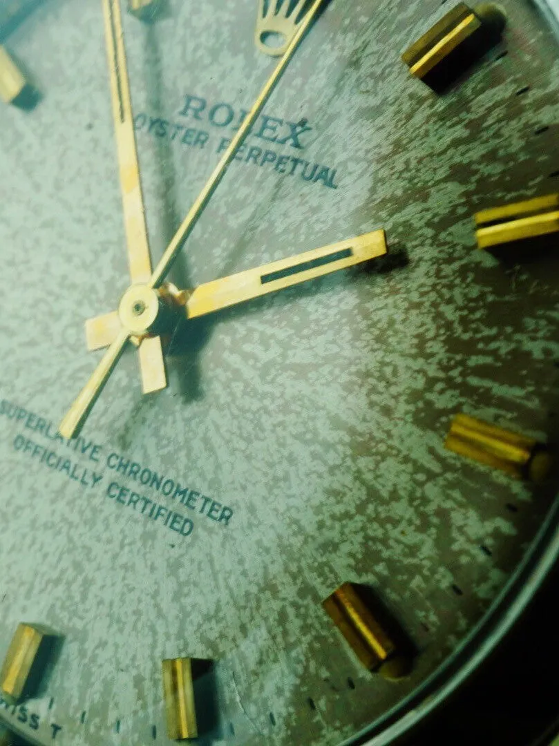 1967 Rolex Oyster Perpetual (Ref. 1024) Gold Cap "Tropical Dial"