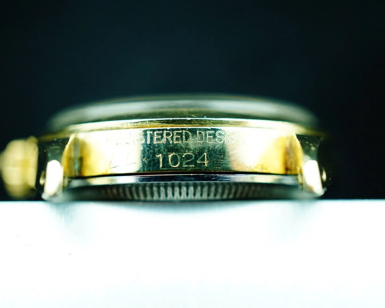 1967 Rolex Oyster Perpetual (Ref. 1024) Gold Cap "Tropical Dial"