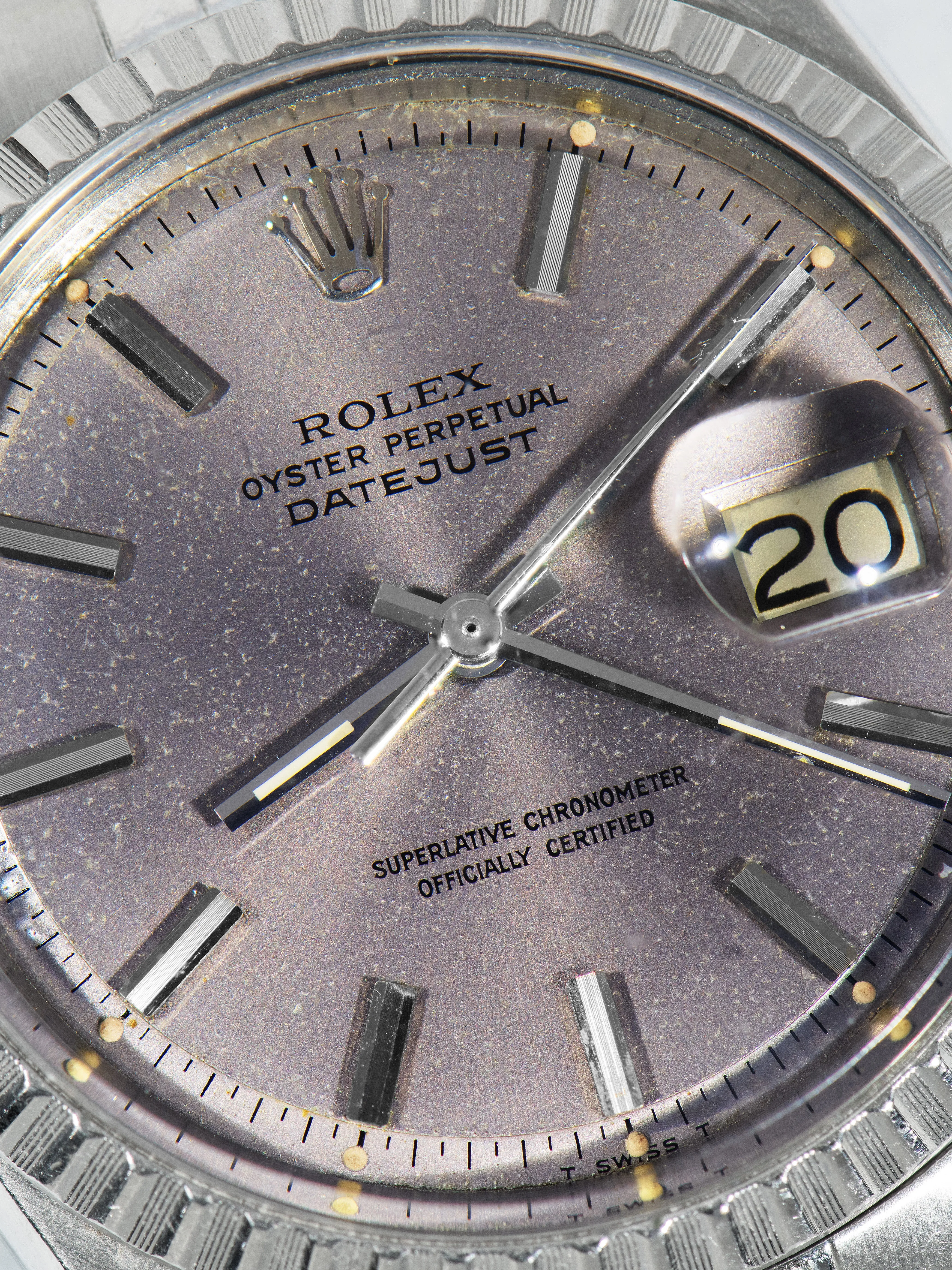 1969 Rolex Datejust (Ref. 1601-3) Lavender Dial