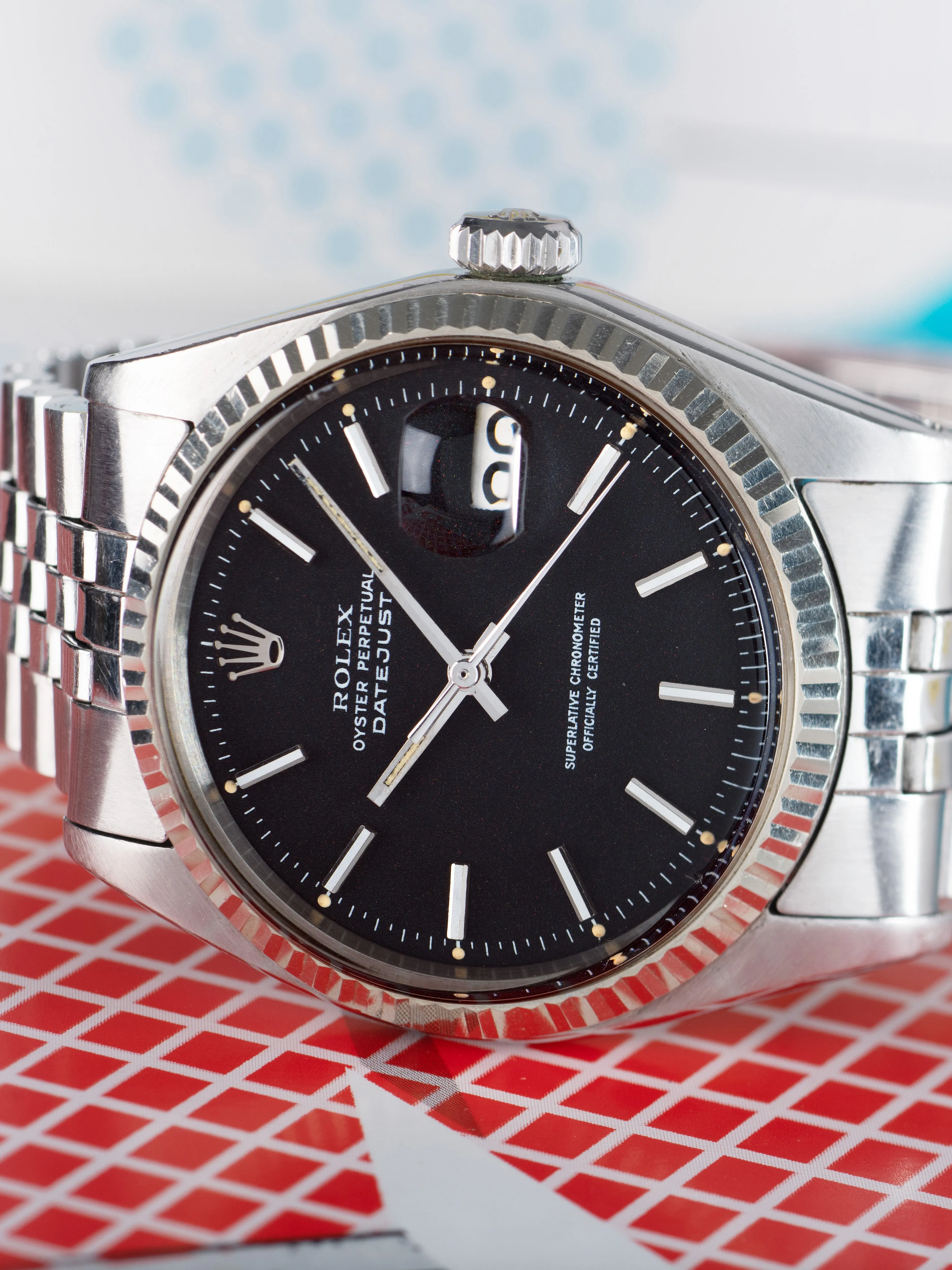 1970 Rolex Datejust (Ref. 1601) Black "Confetti" Dial