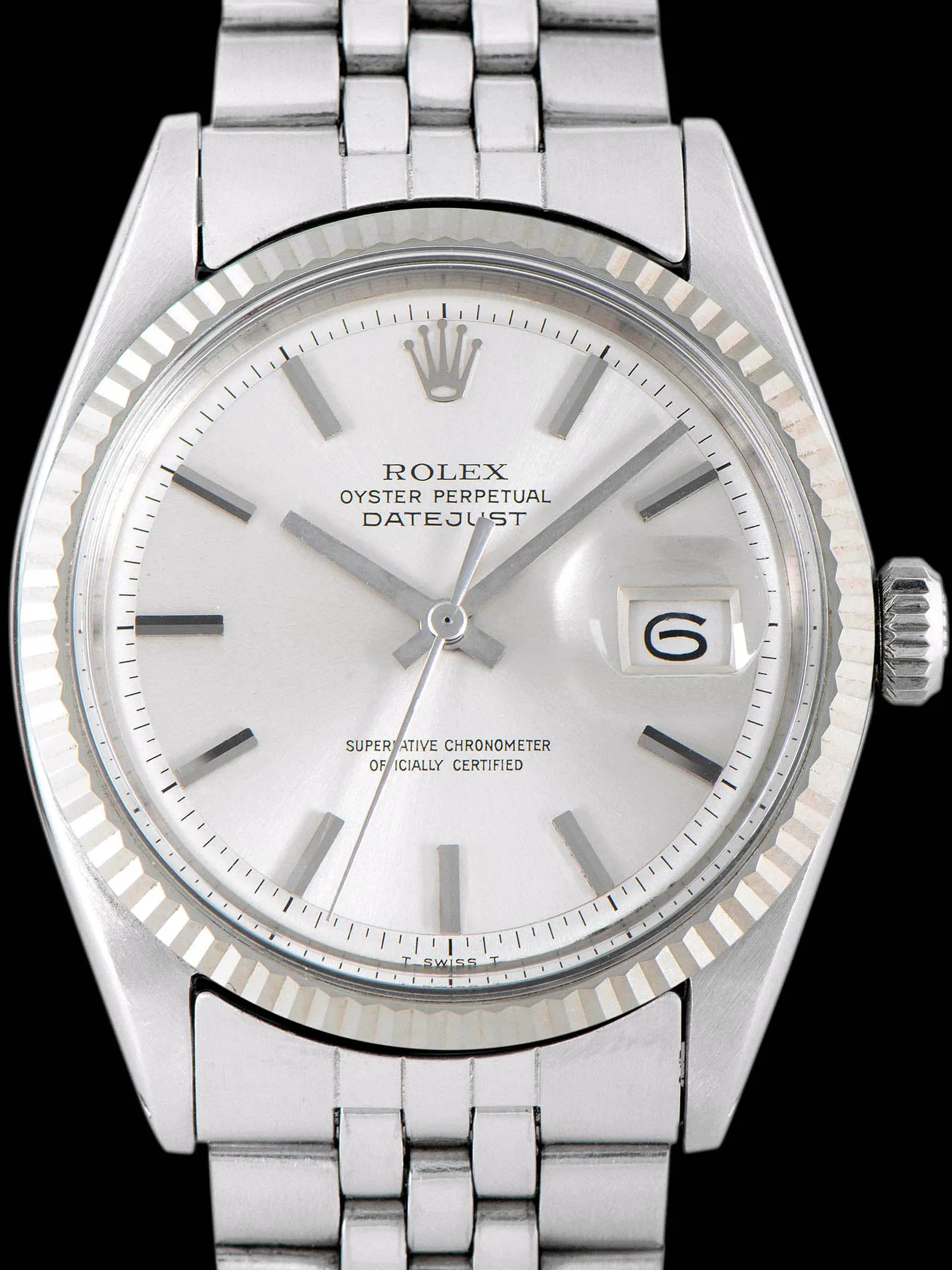 1970 Rolex Datejust (Ref. 1601) Silver Non-Luminous Dial