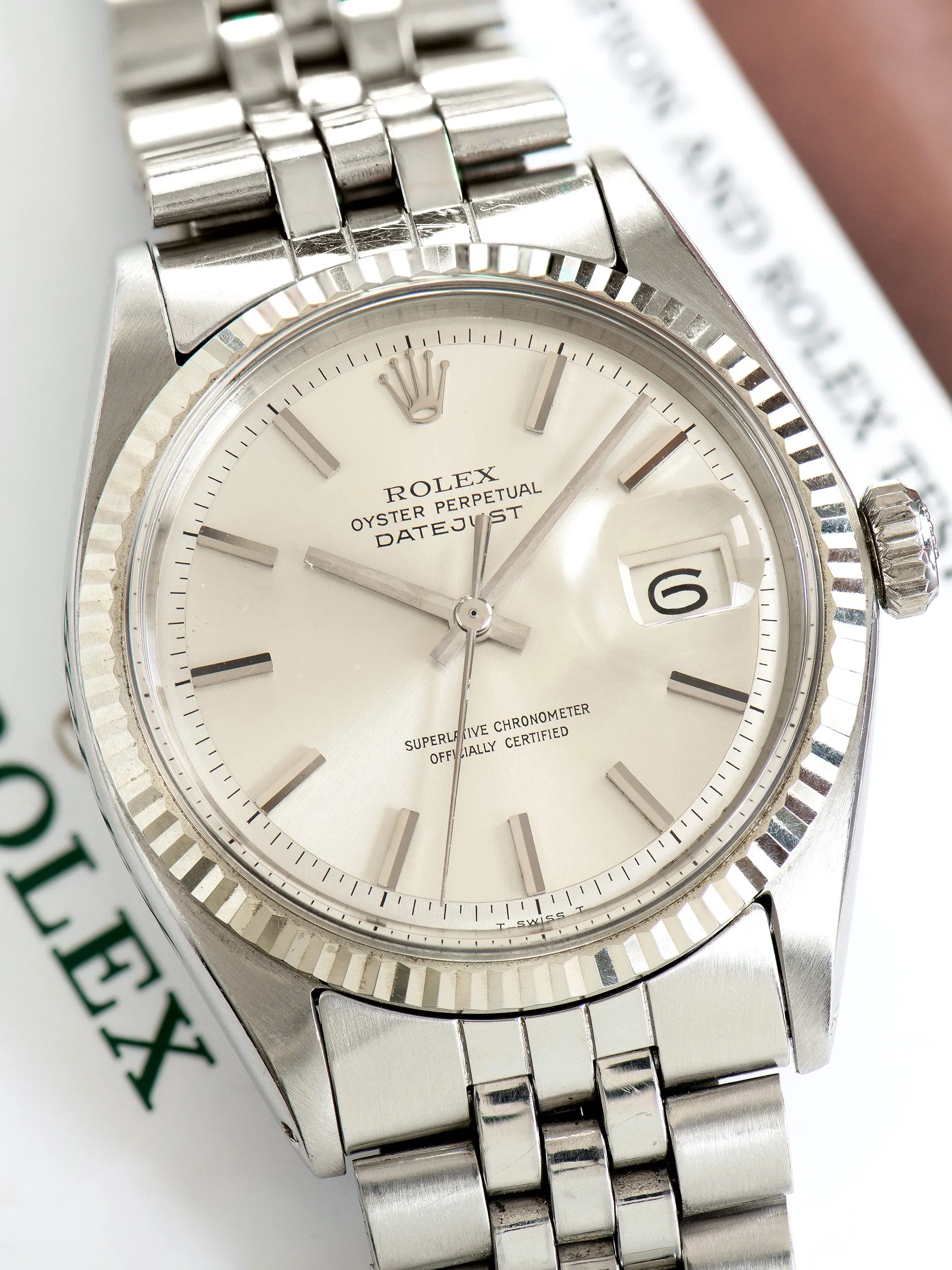 1970 Rolex Datejust (Ref. 1601) Silver Non-Luminous Dial