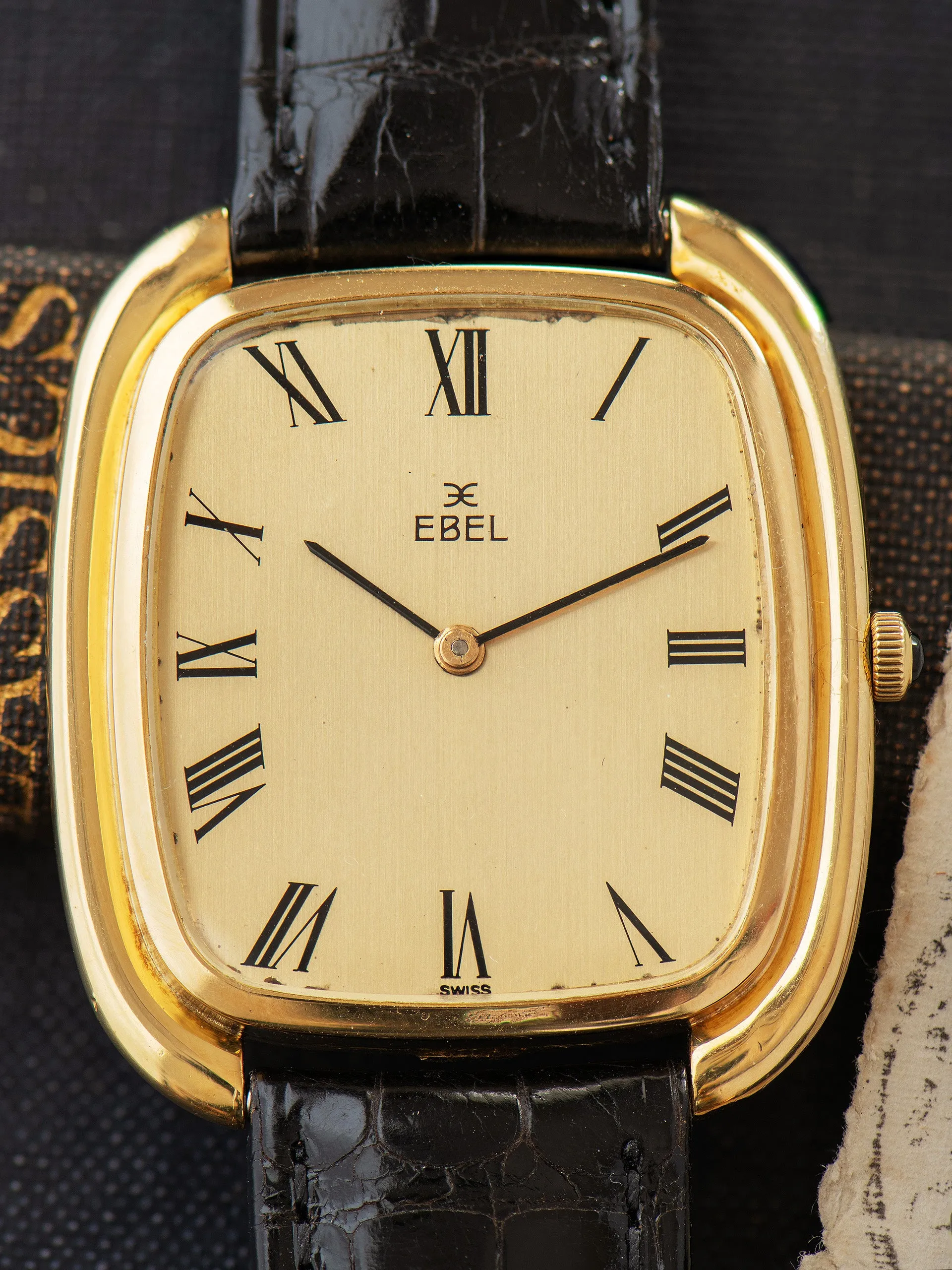 1970s Ebel Gondole Vertical 18K YG "Jumbo"