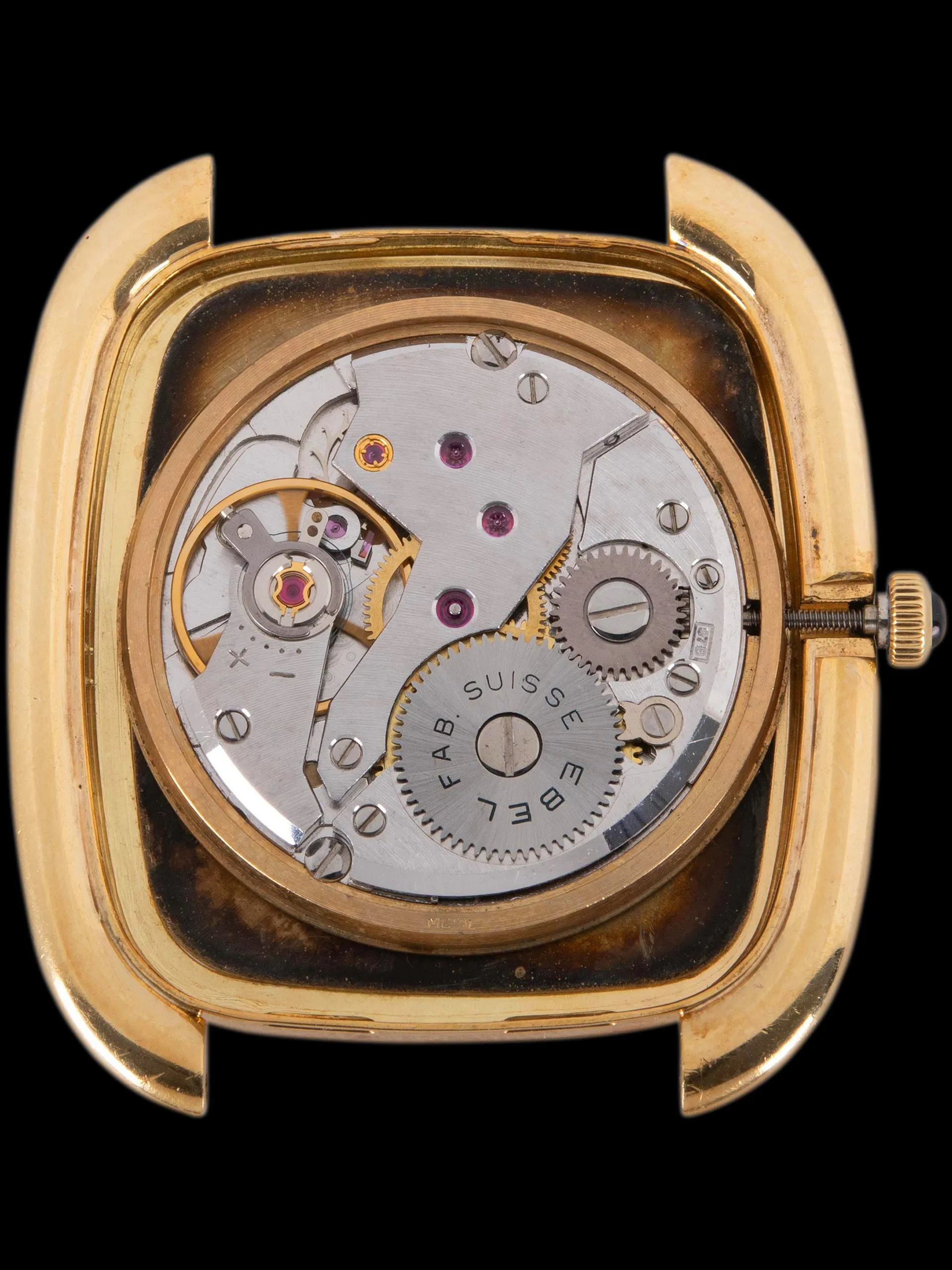 1970s Ebel Gondole Vertical 18K YG "Jumbo"