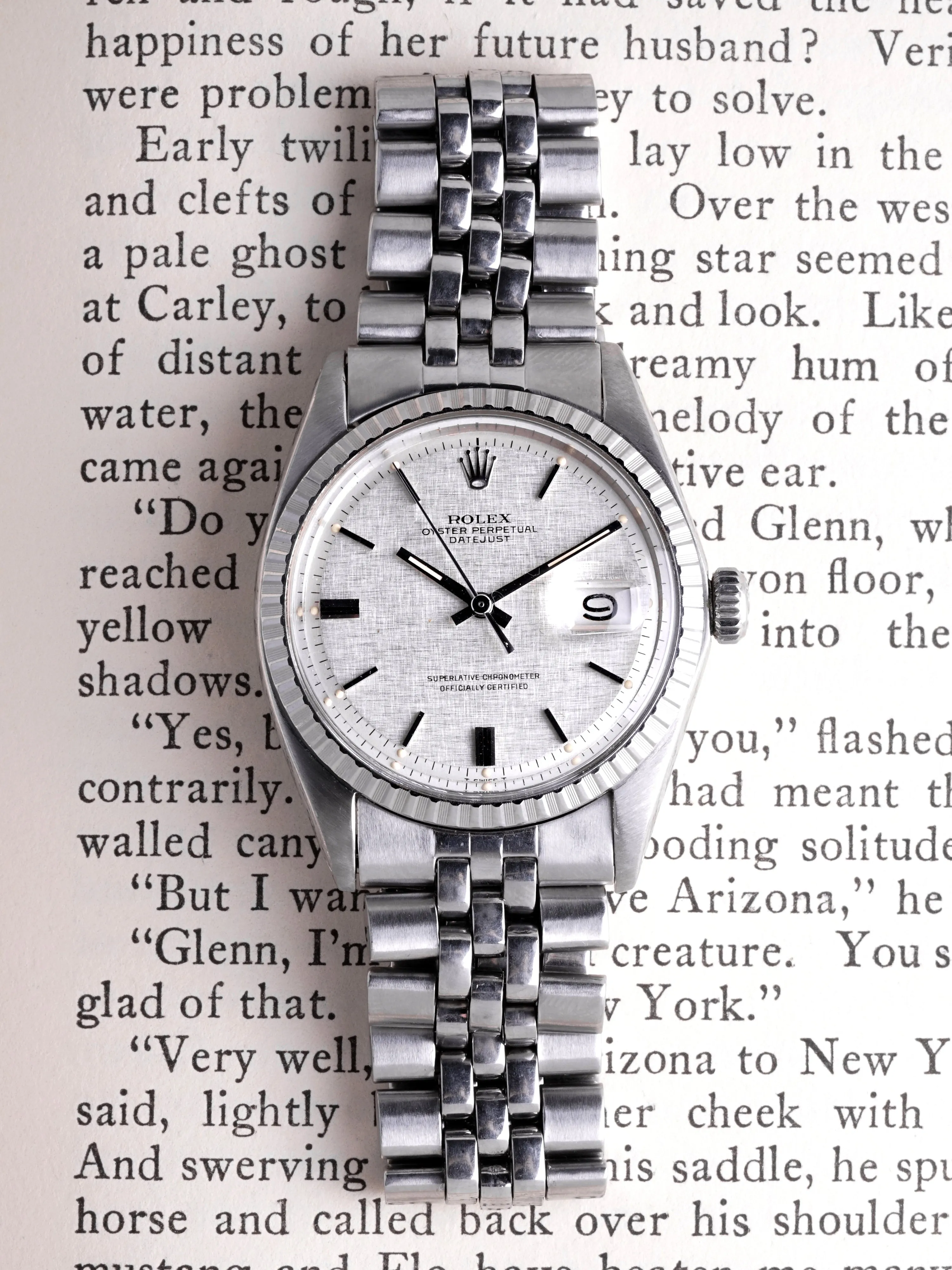 1971 Rolex Datejust (Ref. 1603) Silver Linen Dial