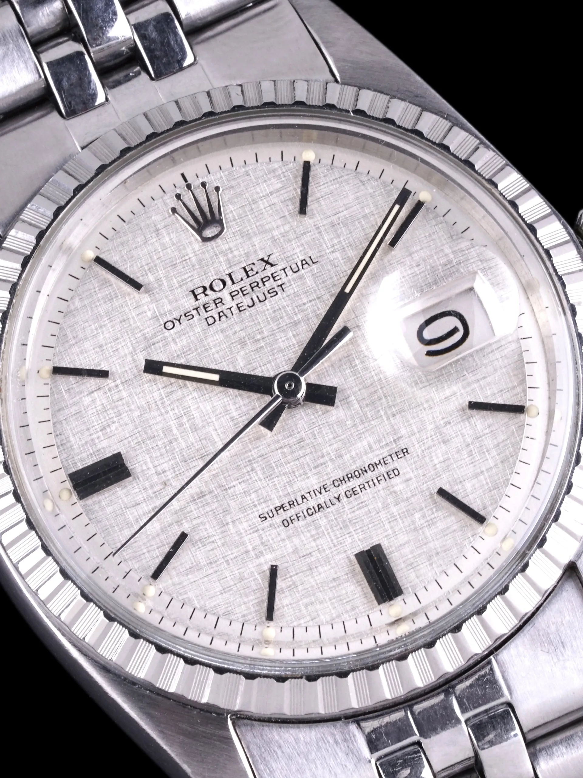 1971 Rolex Datejust (Ref. 1603) Silver Linen Dial