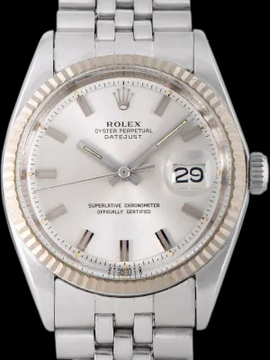 1972 Rolex Datejust (Ref. 1601) Silver "Wide Boy" Sigma Dial