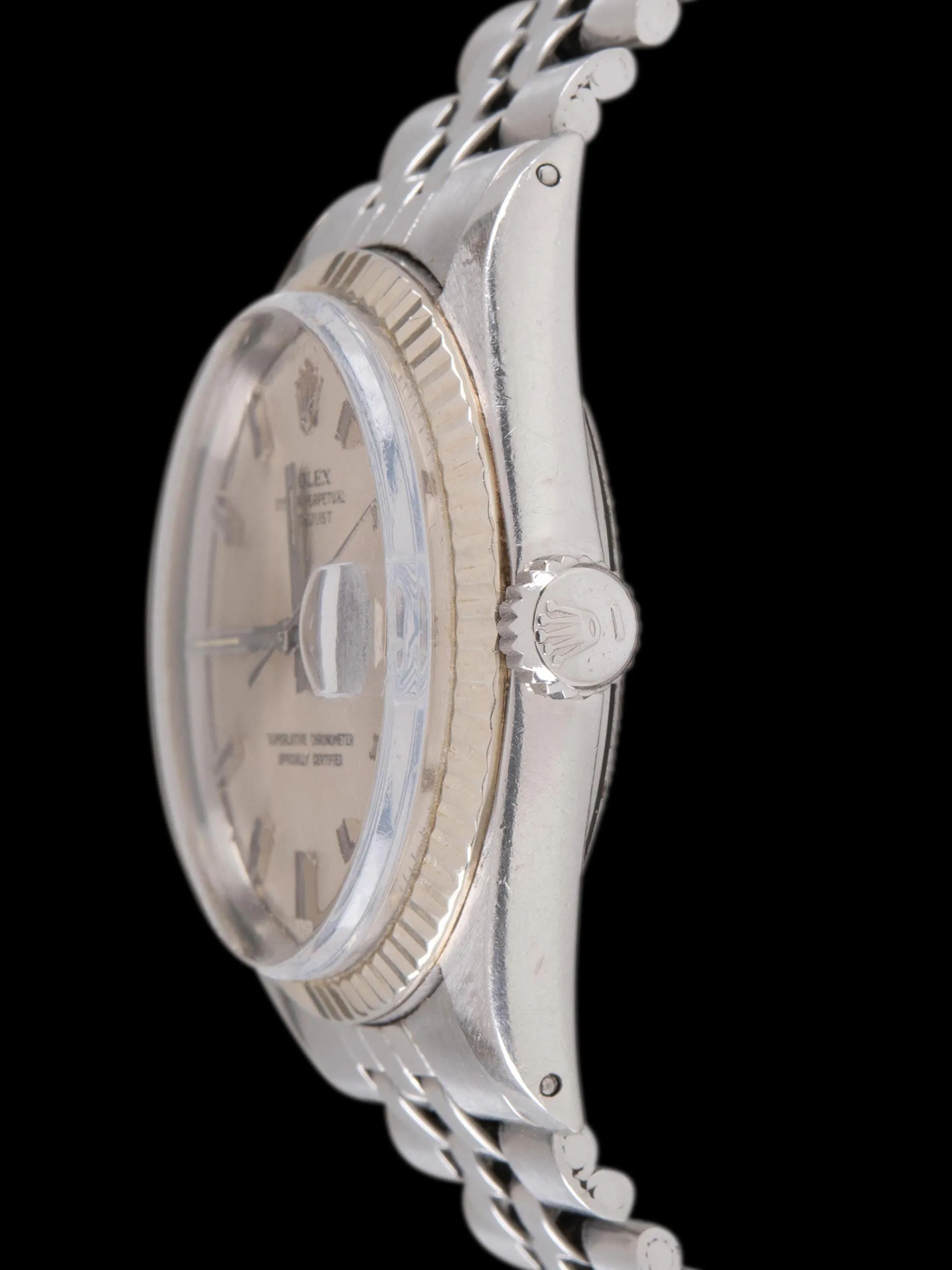 1972 Rolex Datejust (Ref. 1601) Silver "Wide Boy" Sigma Dial