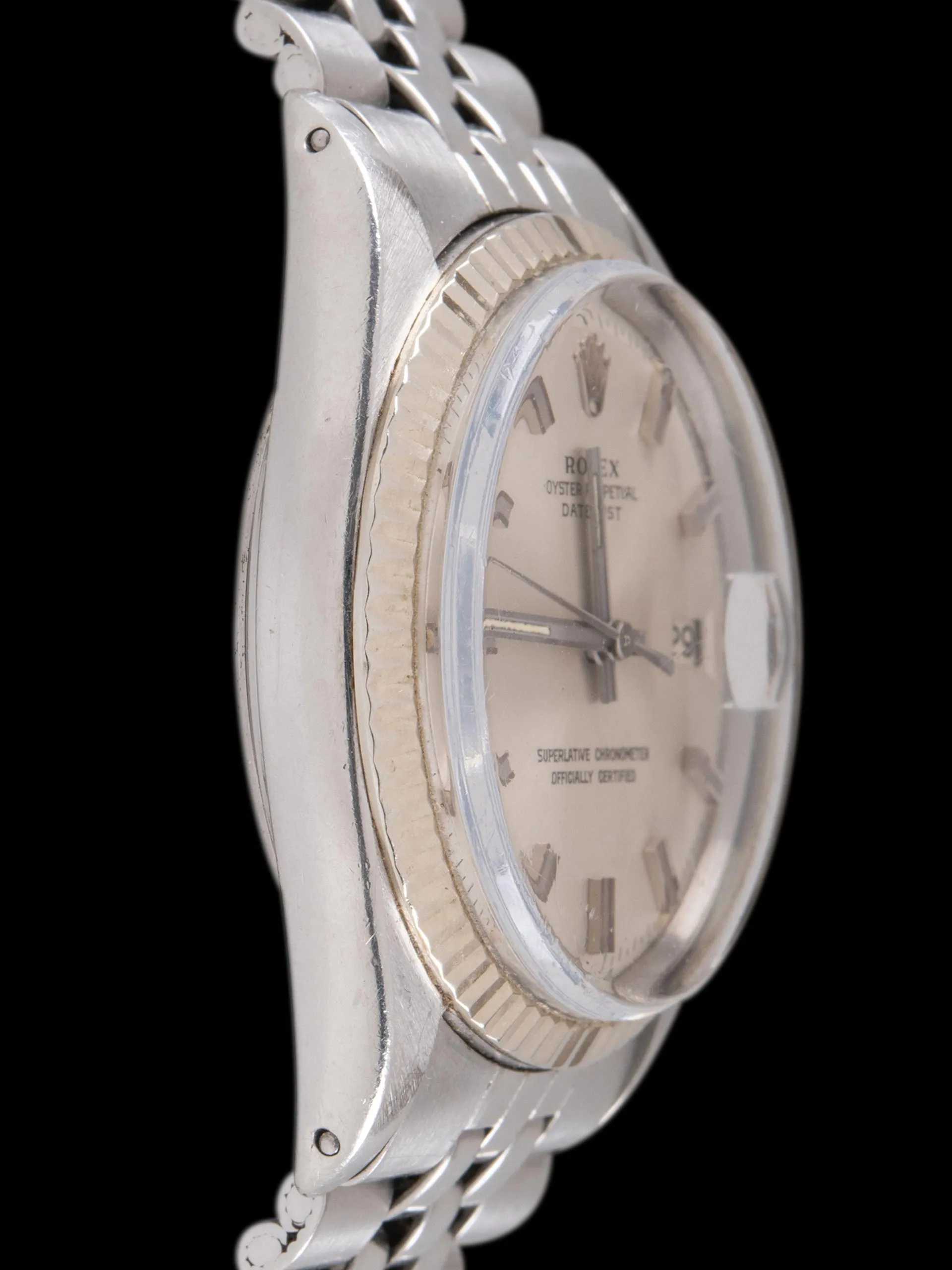 1972 Rolex Datejust (Ref. 1601) Silver "Wide Boy" Sigma Dial
