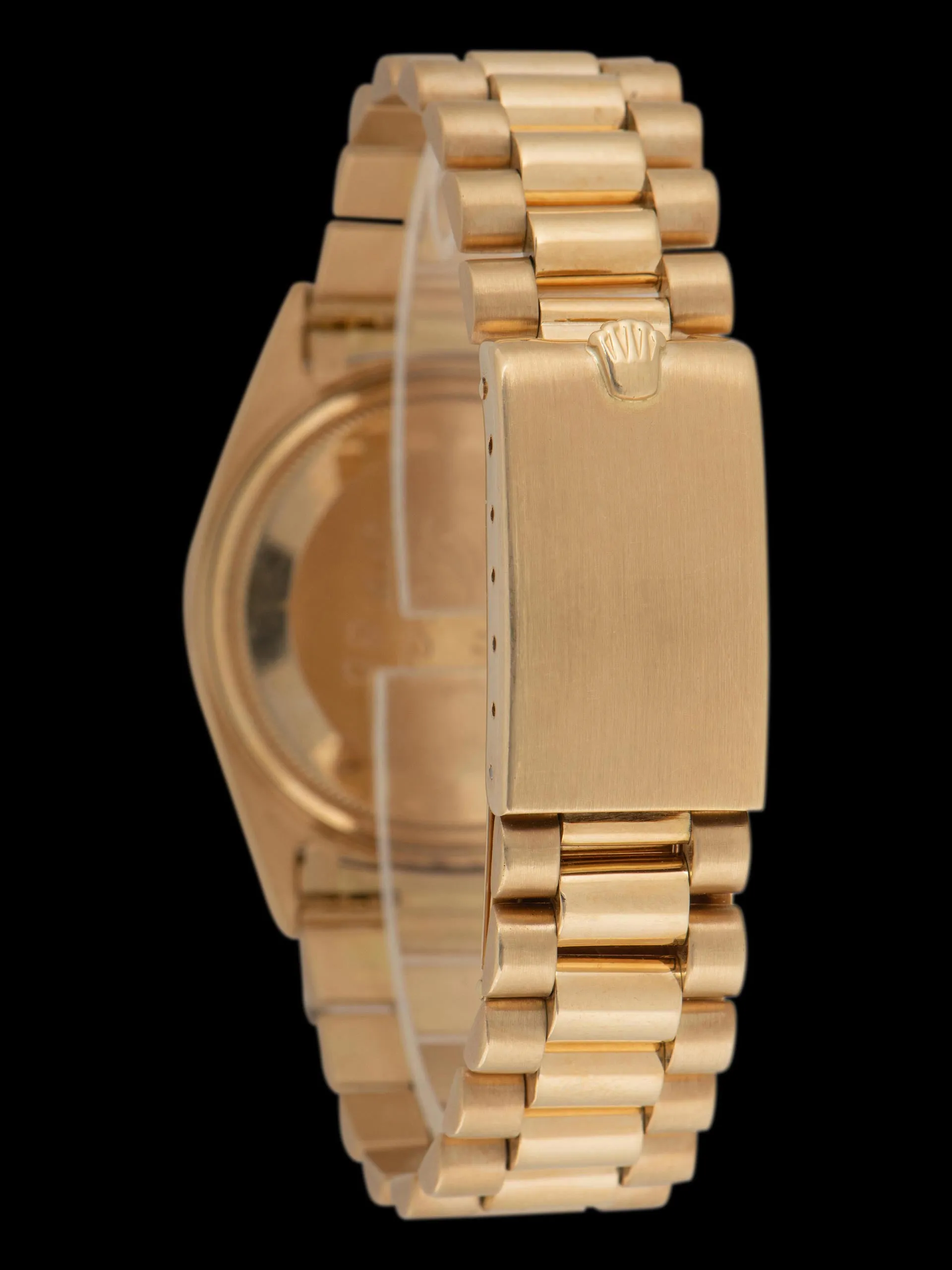 1972 Rolex Day-Date 18K YG (Ref. 1803) Silver "Minute Track" Dial W/ Black Enamel Markers & Hands