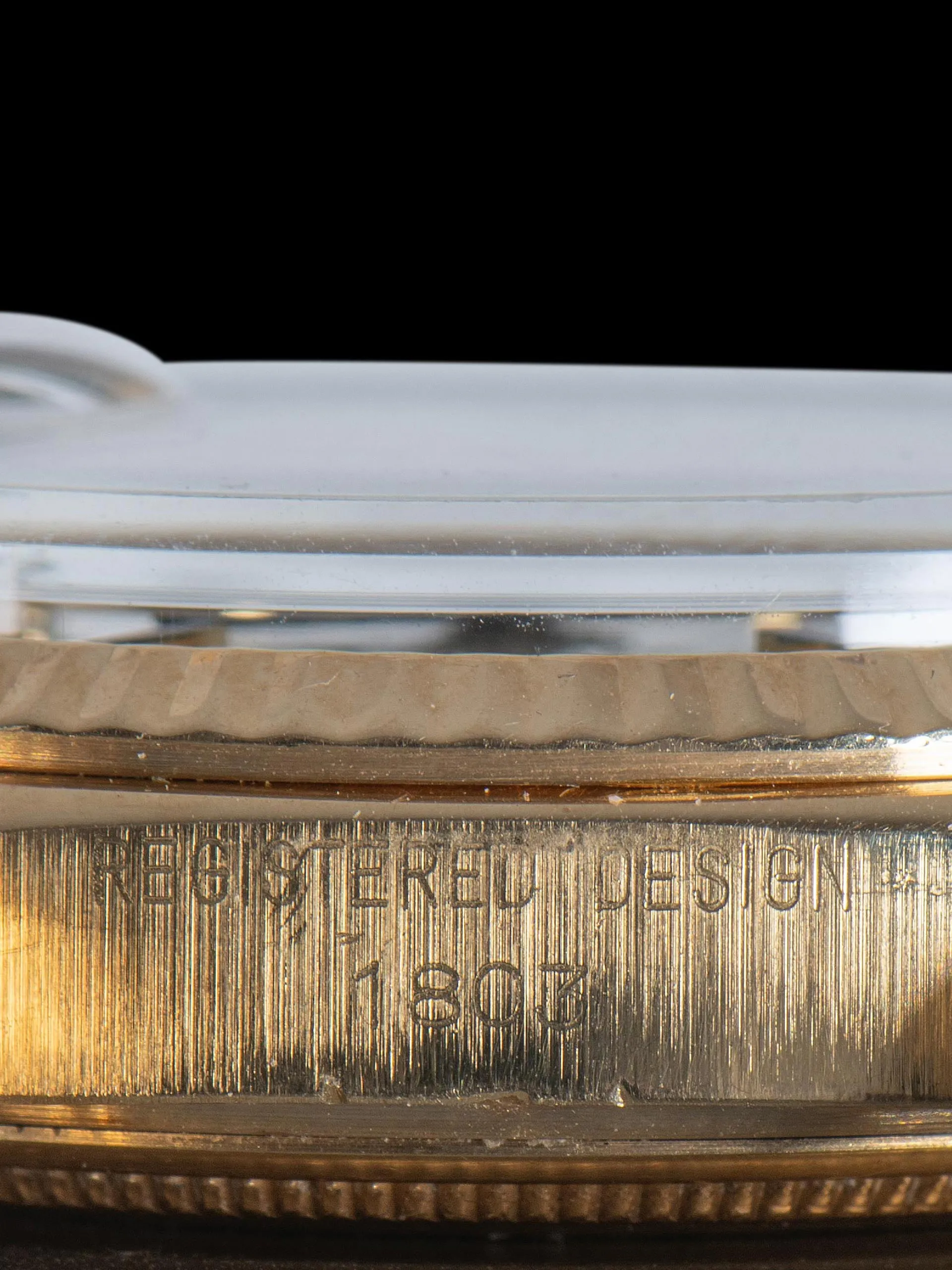 1972 Rolex Day-Date 18K YG (Ref. 1803) Silver "Minute Track" Dial W/ Black Enamel Markers & Hands