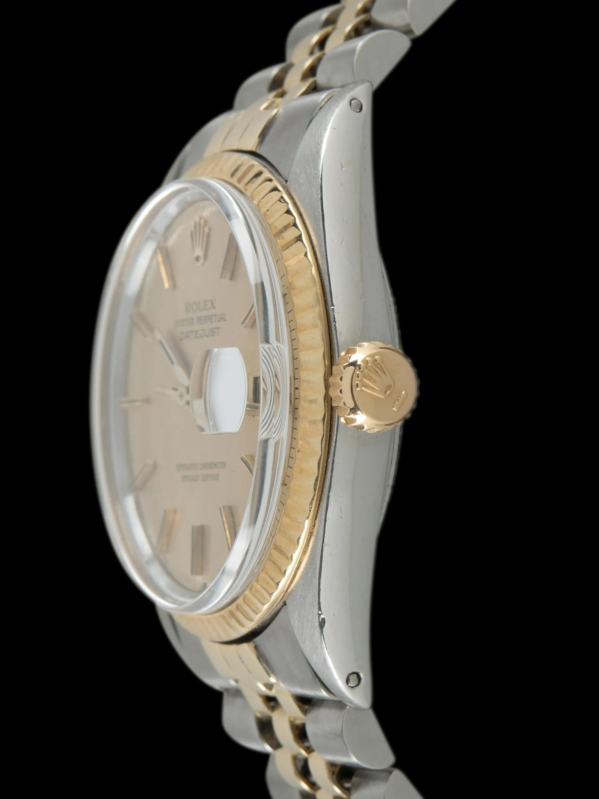 1972 Rolex Two-Tone Datejust (Ref. 1601) Satin Lemon Dial