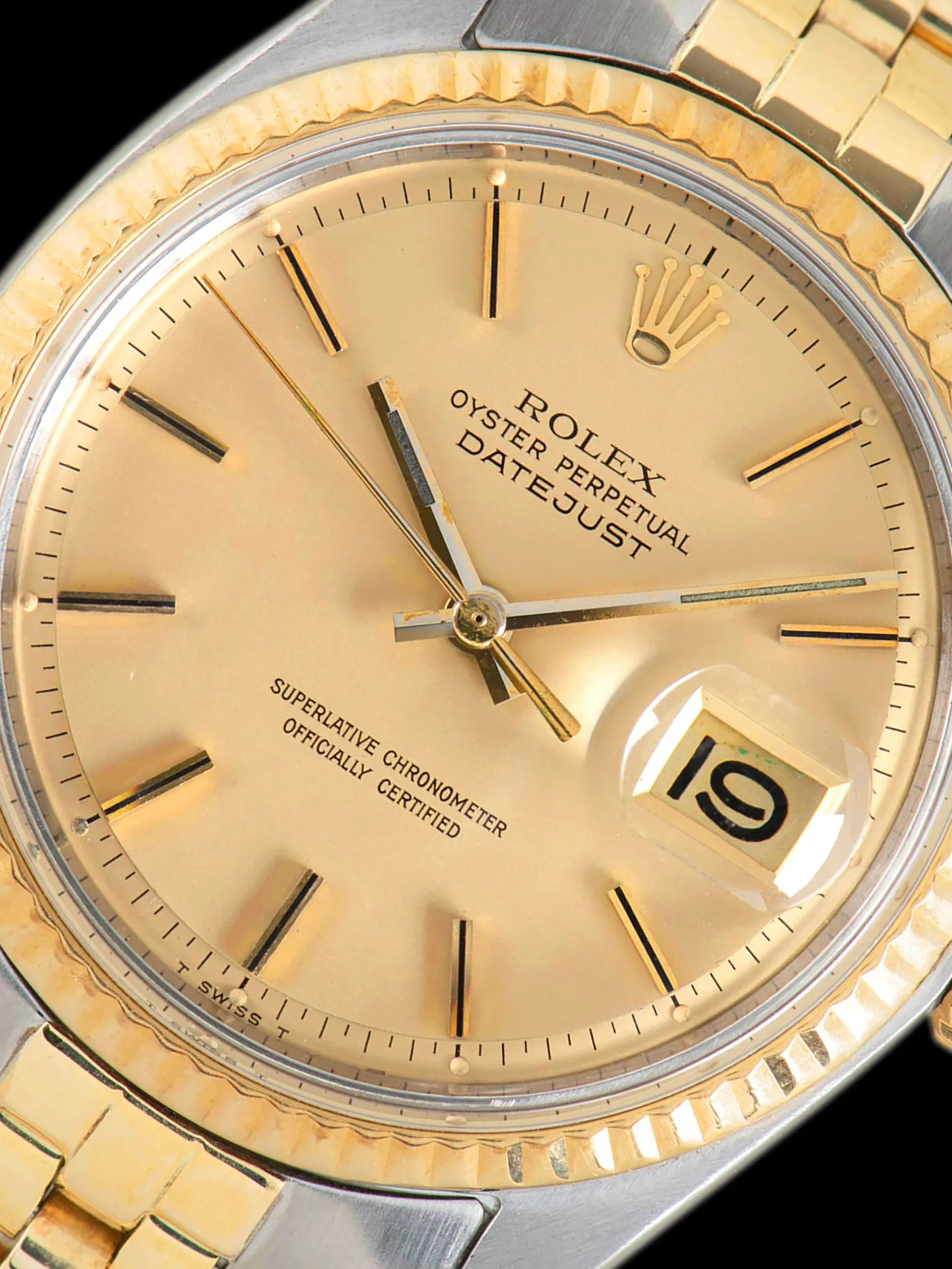 1972 Rolex Two-Tone Datejust (Ref. 1601) Satin Lemon Dial