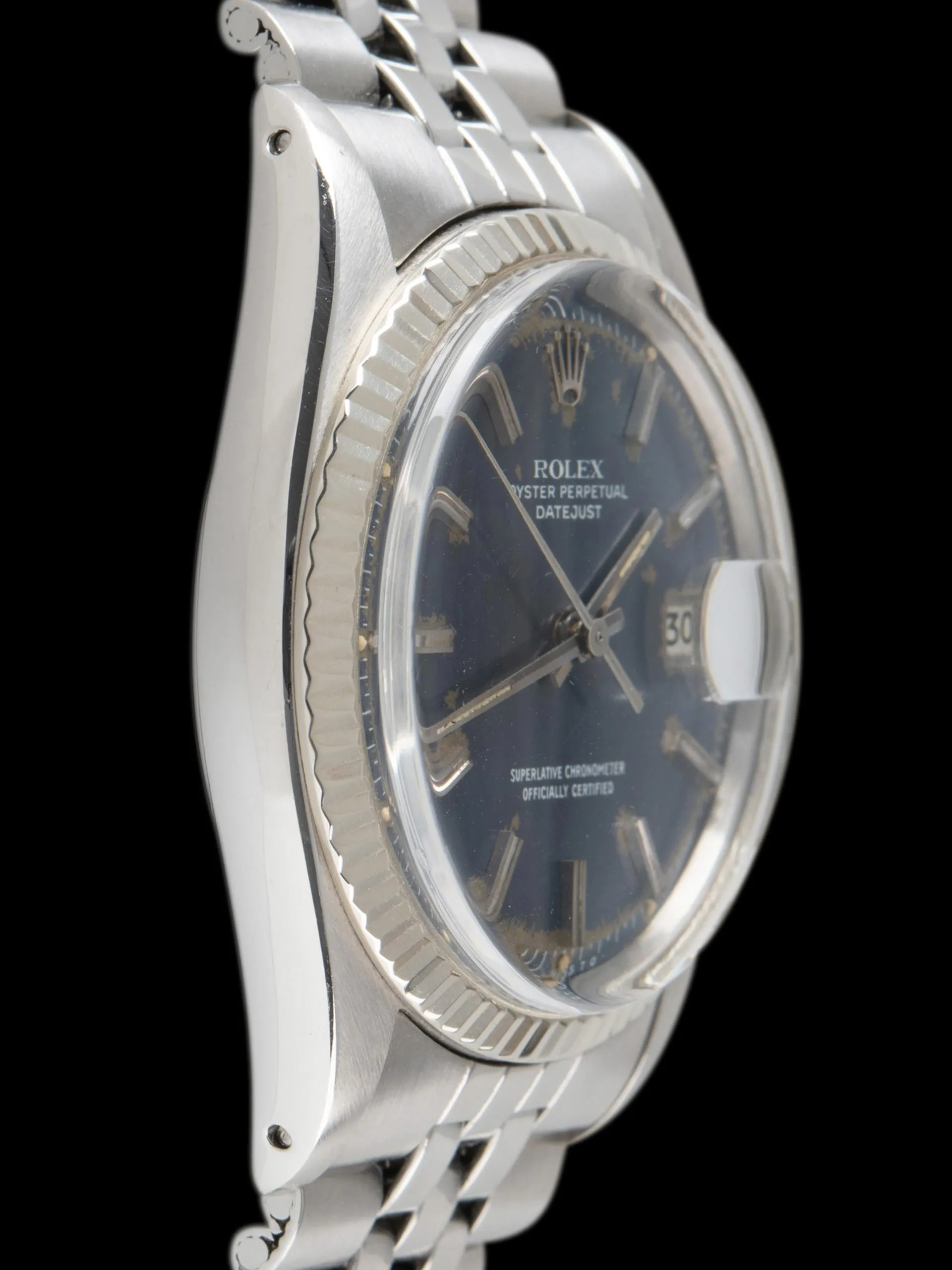 1973 Rolex Datejust (Ref. 1601) Blue Sigma "Patina" Dial