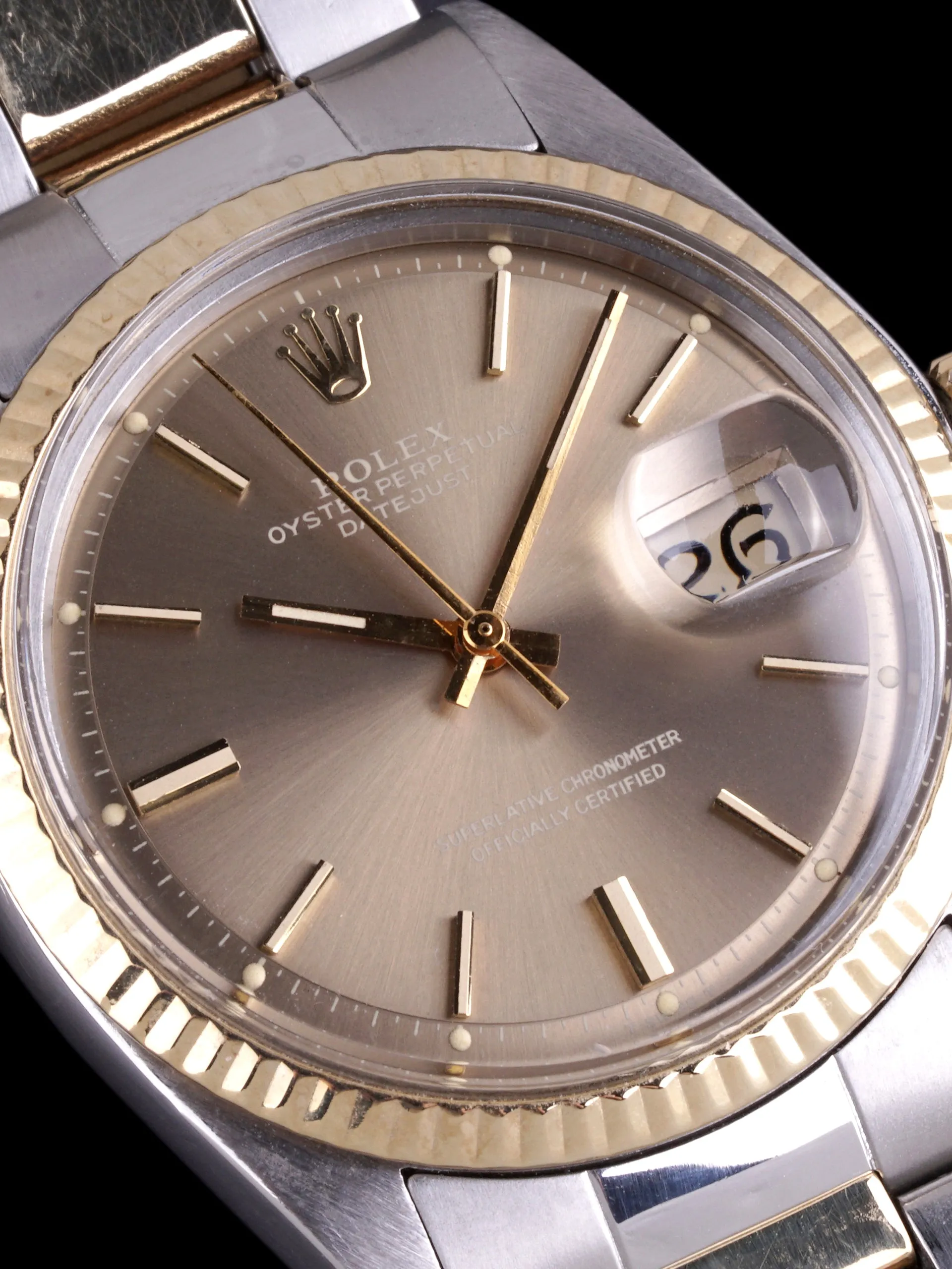 1973 Rolex Two-Tone Datejust (Ref. 1601) W/ Box, Papers, & RSC Paper