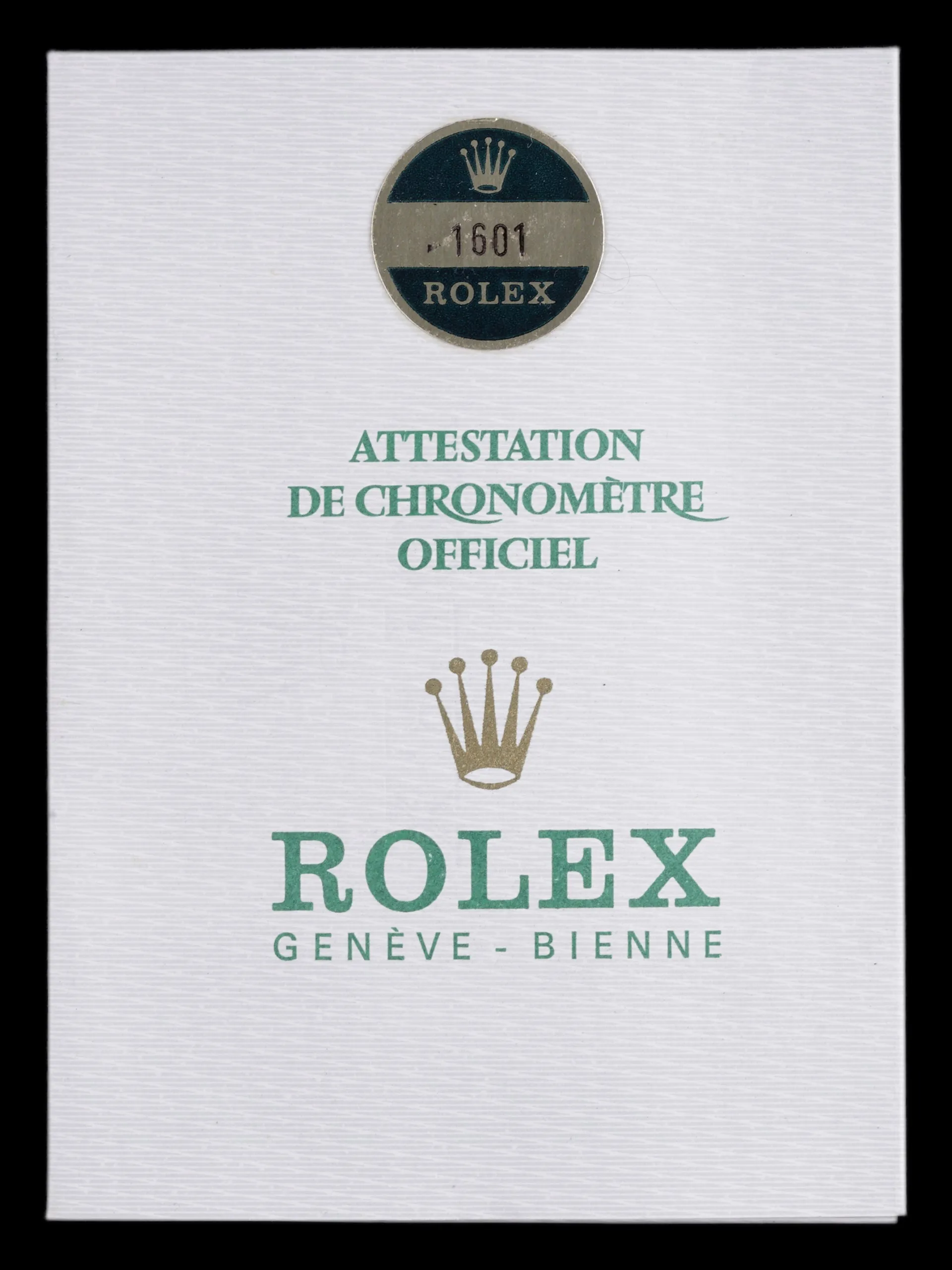 1973 Rolex Two-Tone Datejust (Ref. 1601) W/ Box, Papers, & RSC Paper