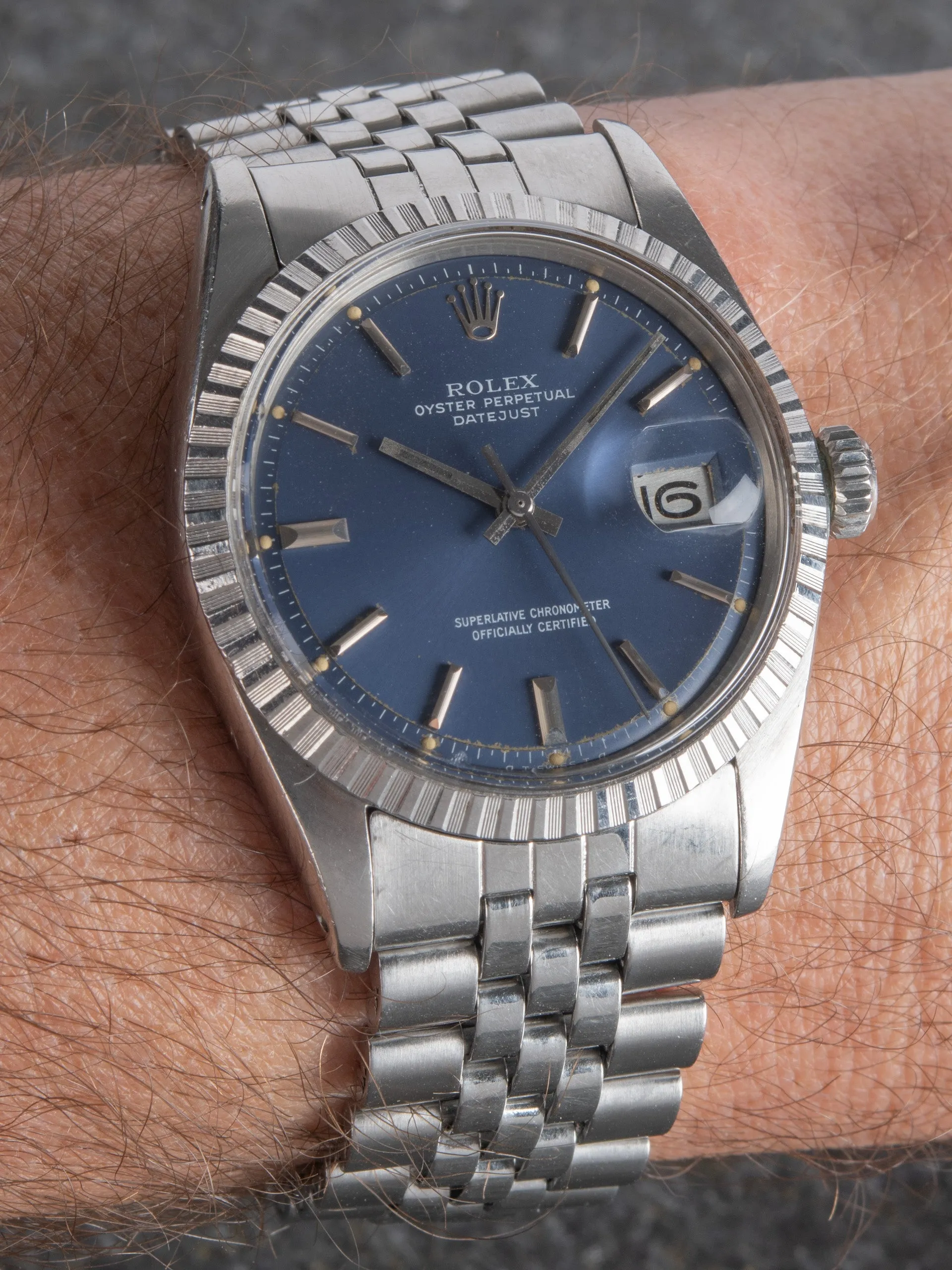 1974 Rolex Datejust (Ref. 1603) Blue Sigma Dial