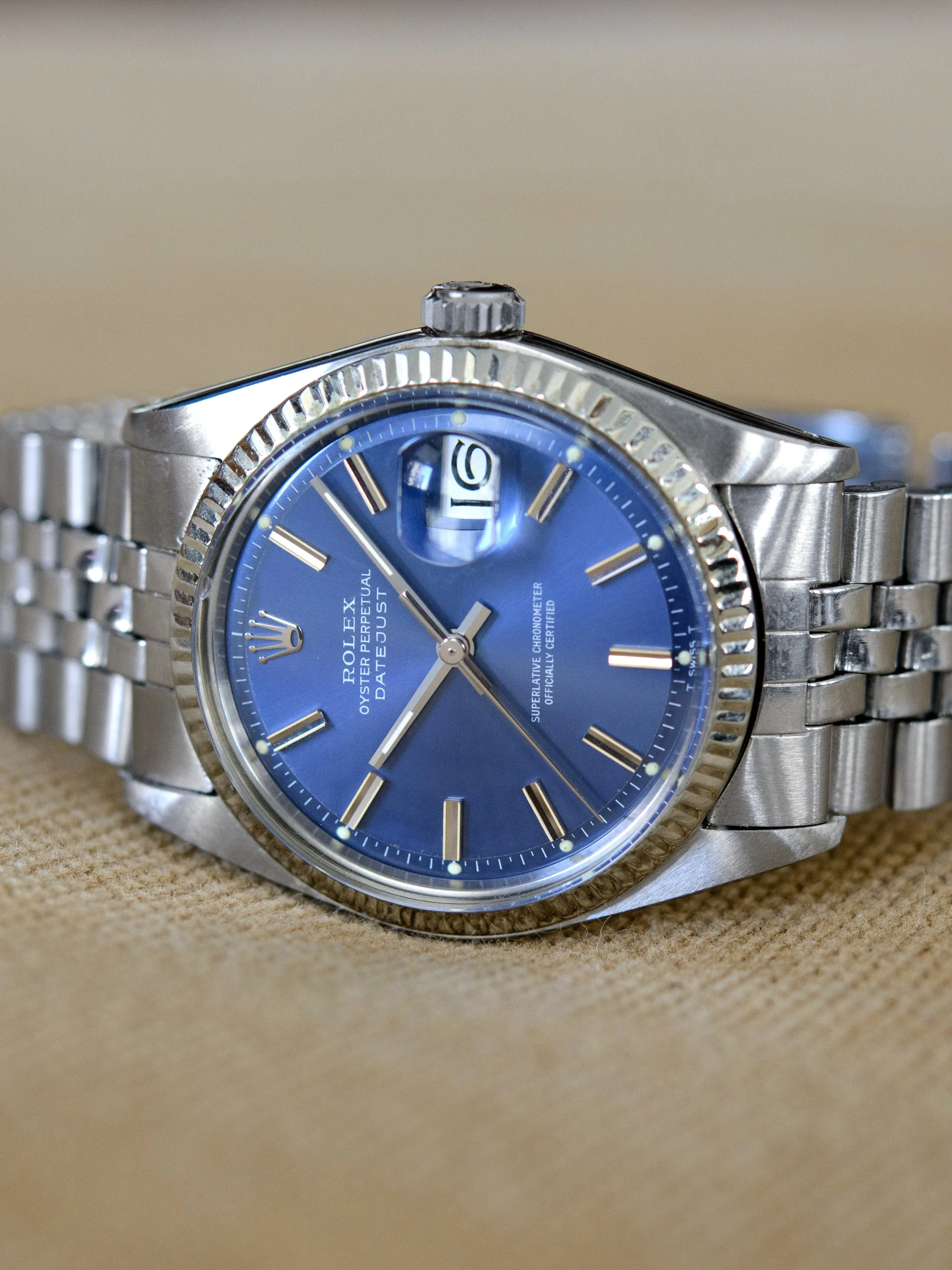 1976 Rolex Datejust (Ref. 1601) Blue Dial