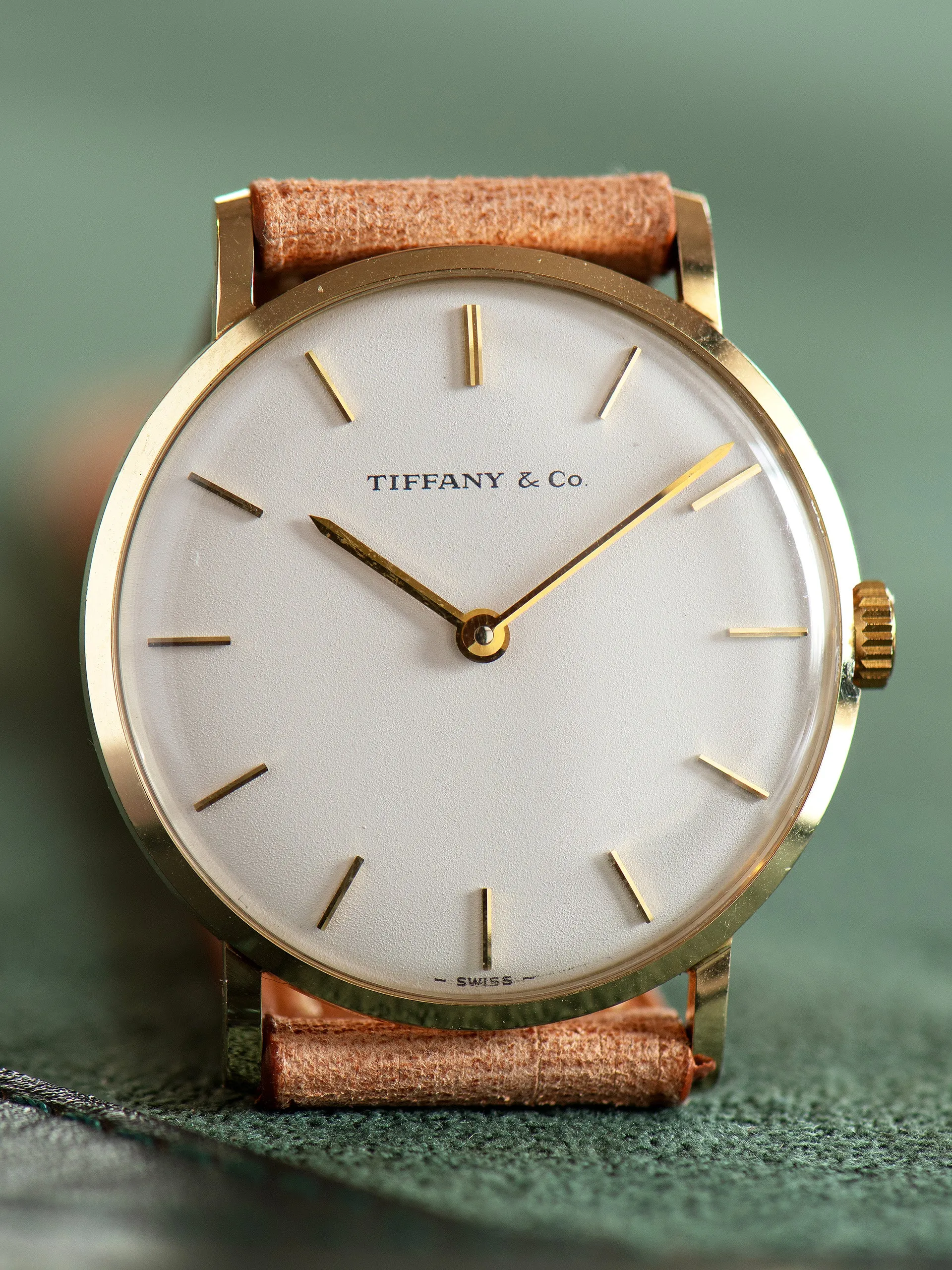1976 Tiffany & Co. 14K YG Dress Watch "CBS Appreciation Award"