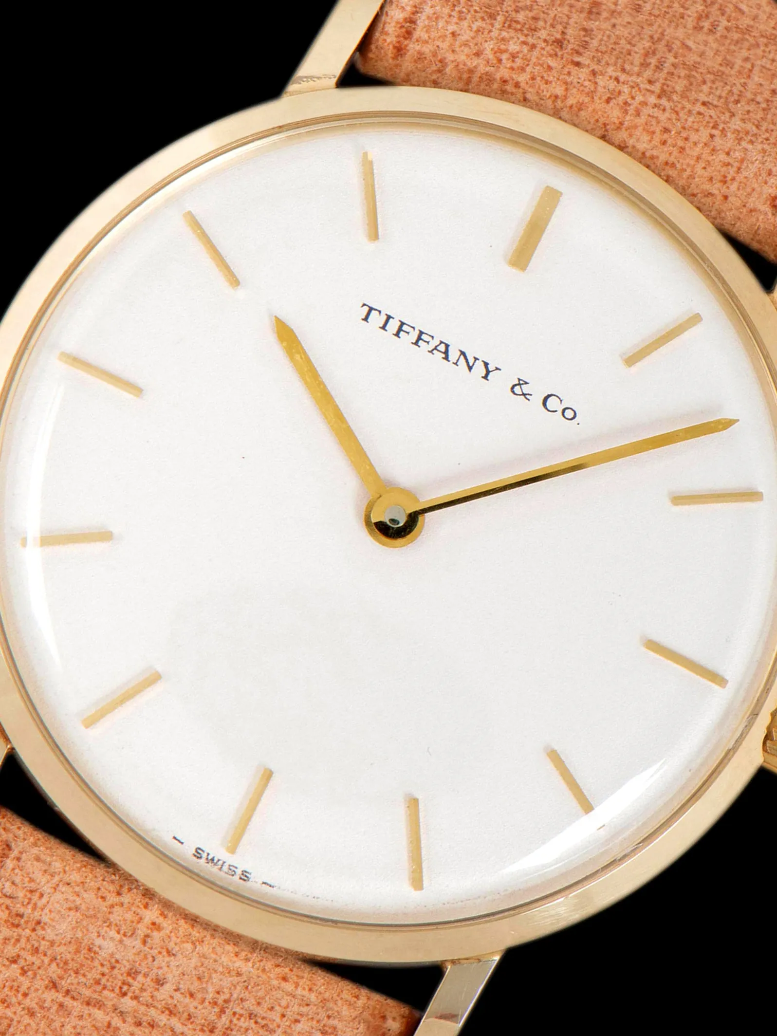 1976 Tiffany & Co. 14K YG Dress Watch "CBS Appreciation Award"