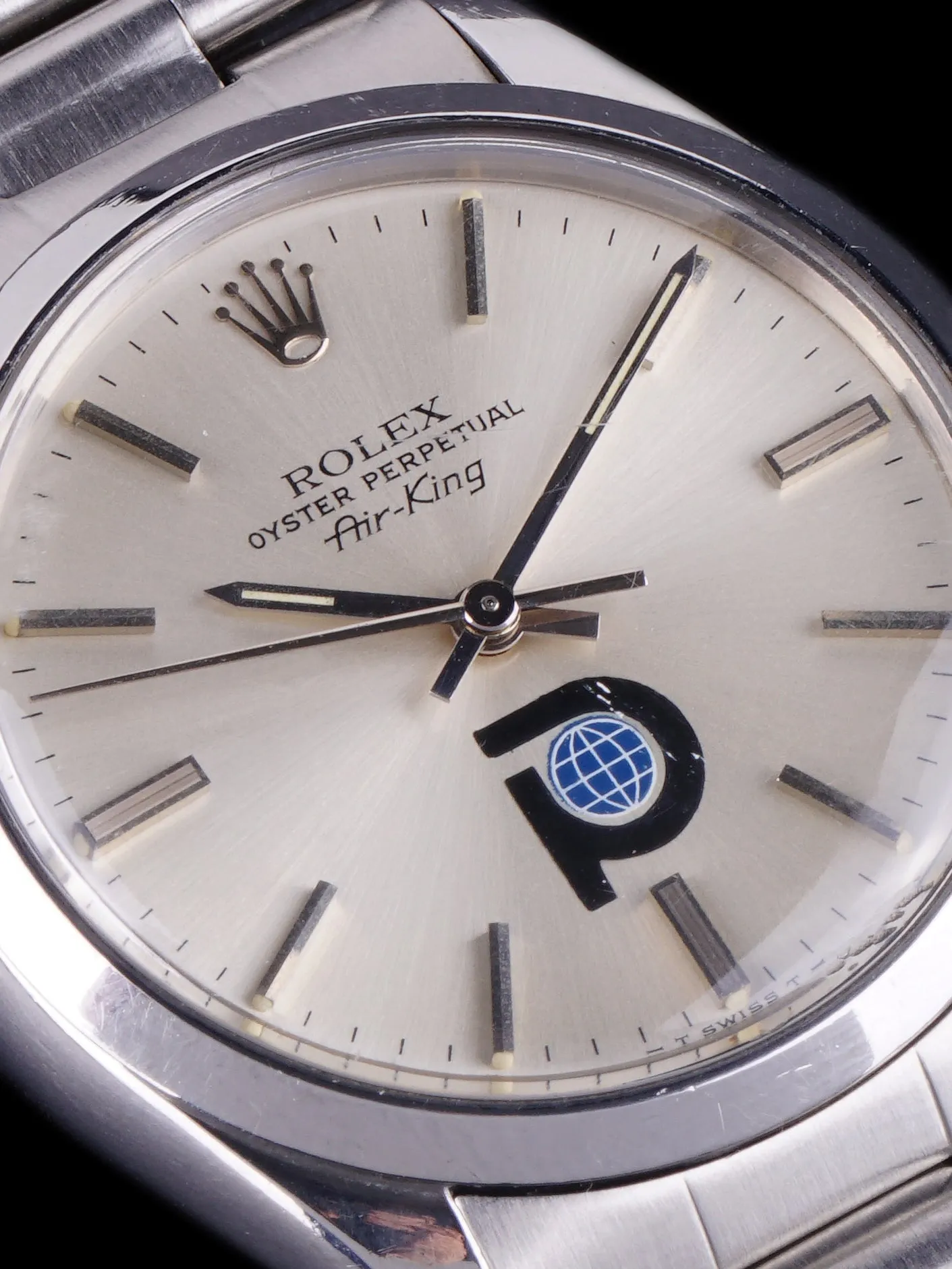 1978 Rolex Air-King (Ref. 5500) "Pool Intairdril" Logo Dial