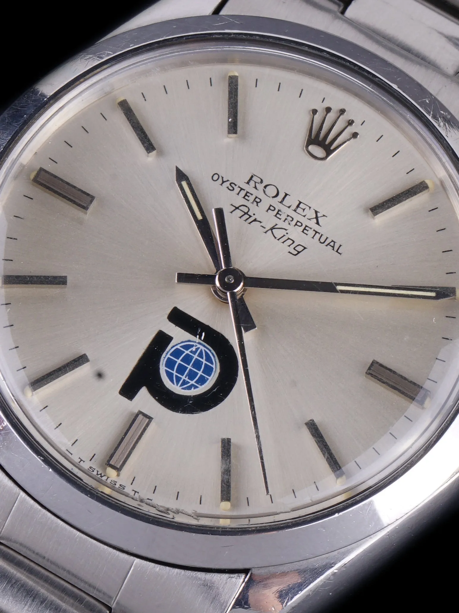 1978 Rolex Air-King (Ref. 5500) "Pool Intairdril" Logo Dial