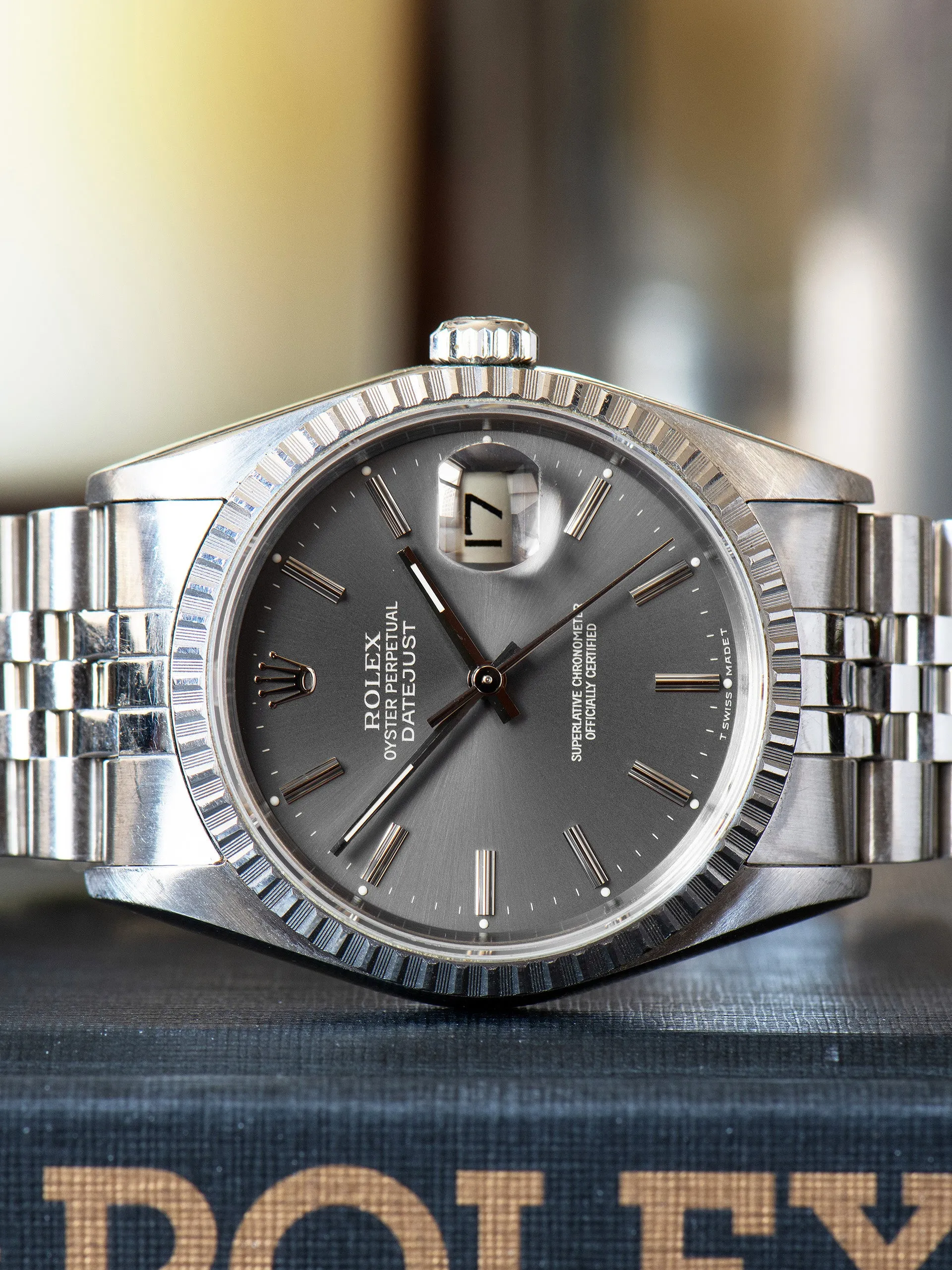 1991 Rolex Datejust (Ref. 16220) Grey Dial