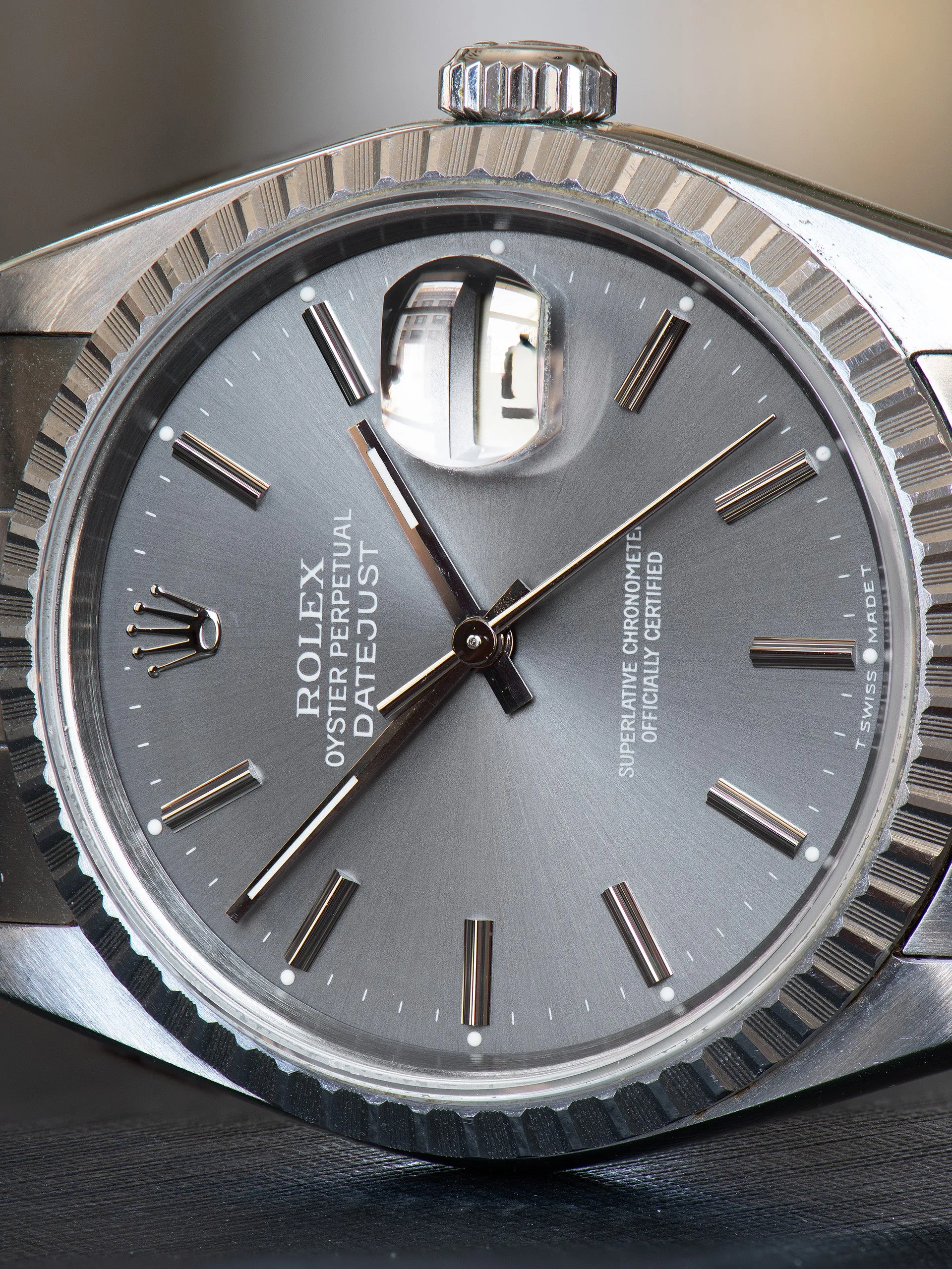 1991 Rolex Datejust (Ref. 16220) Grey Dial