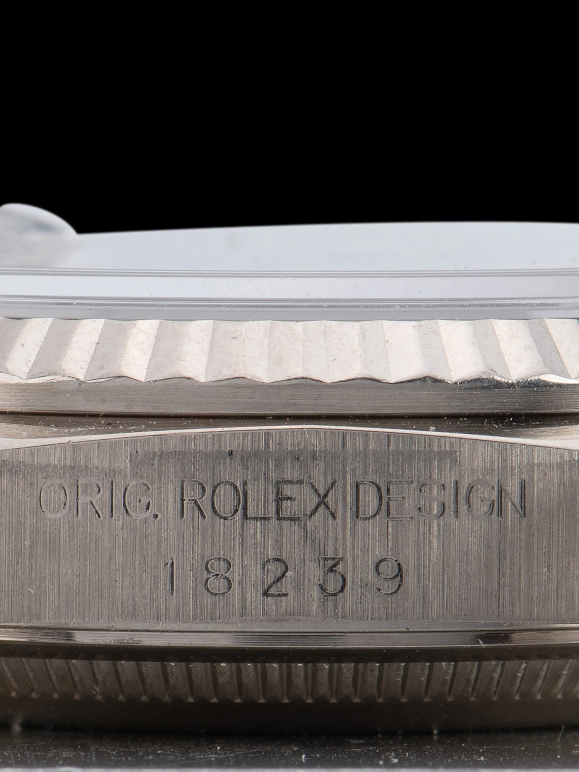 1999 Rolex Day-Date 18k WG (Ref. 18239) Sodalite Stone Diamond Dial W/ Papers