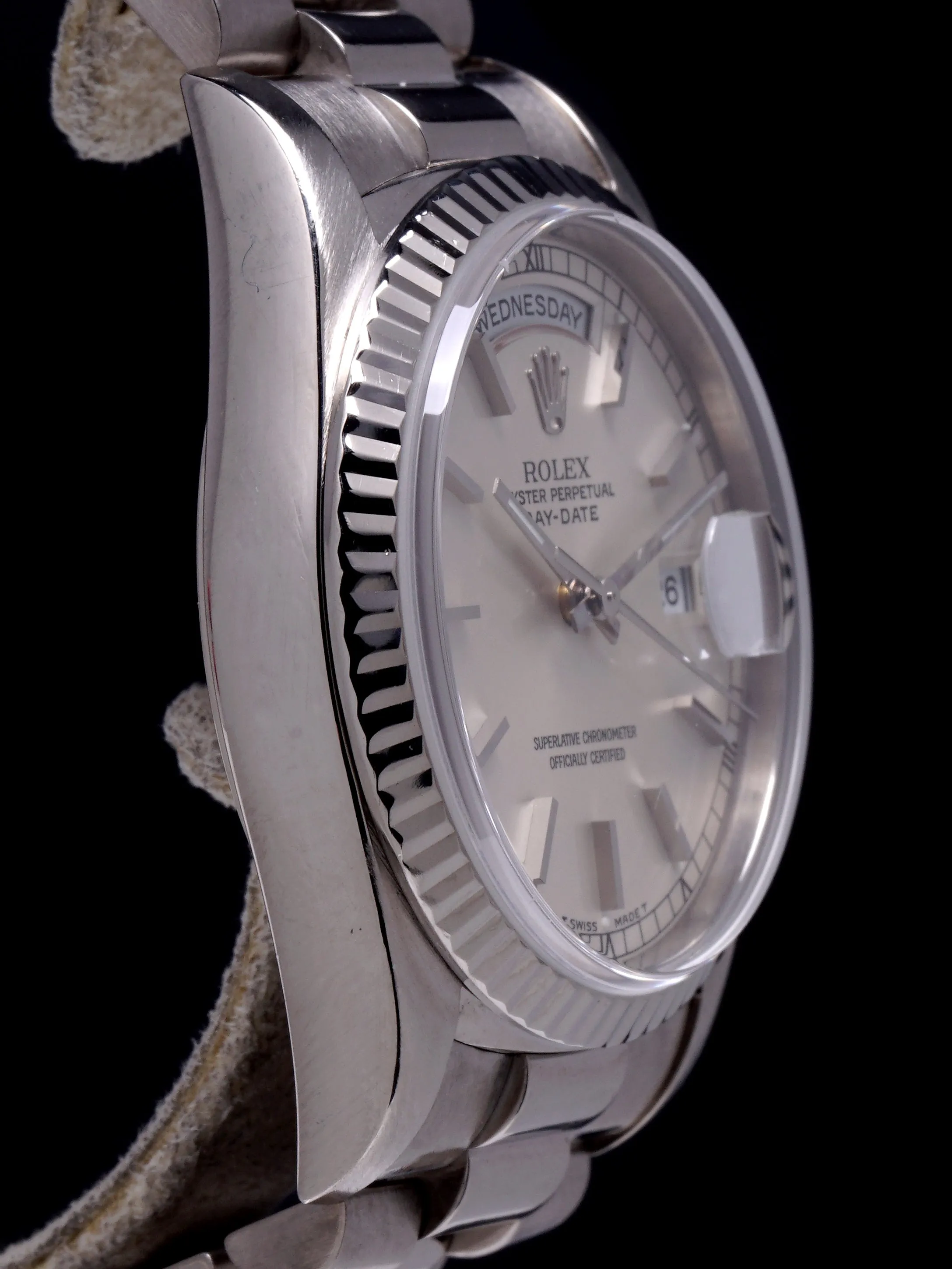 1999 Rolex Day-Date 18k WG (Ref. 18239) W/ Papers