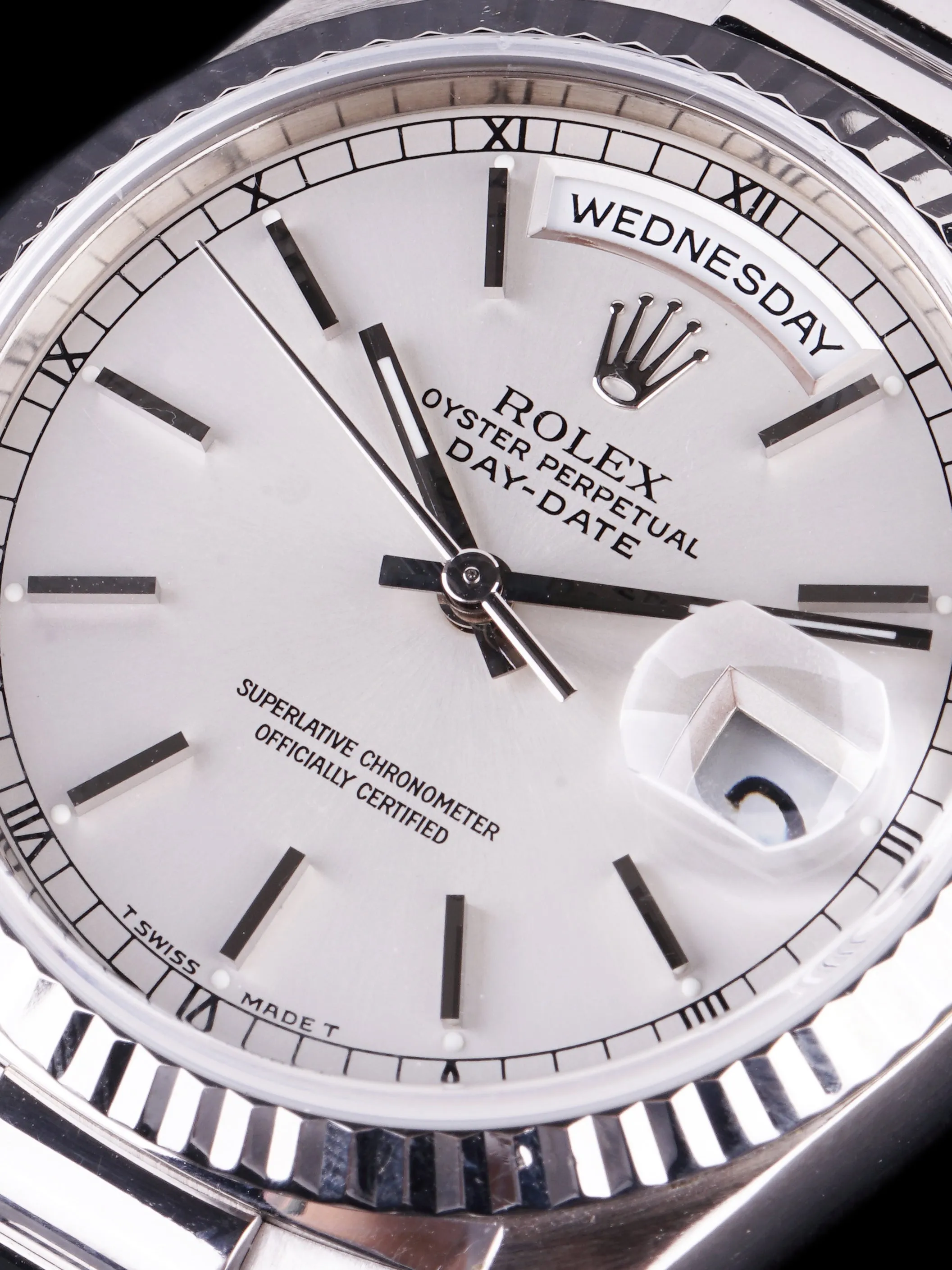 1999 Rolex Day-Date 18k WG (Ref. 18239) W/ Papers