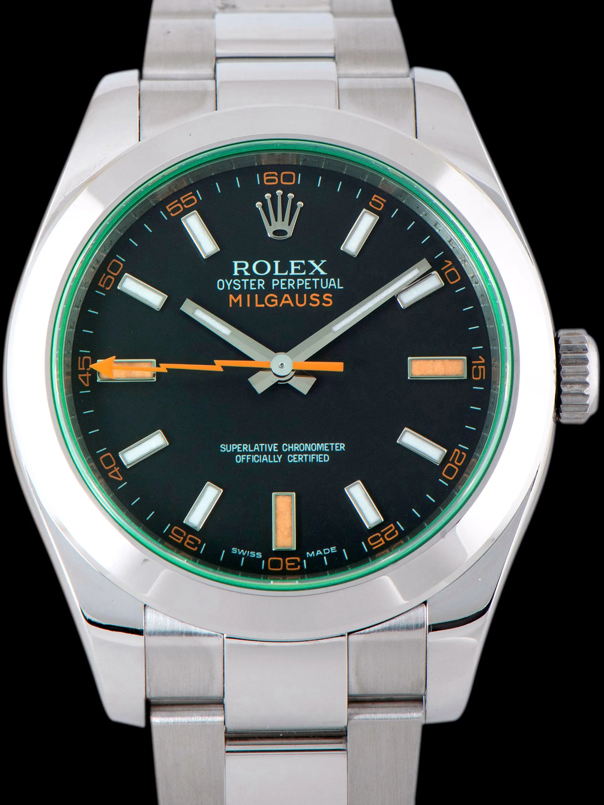 2009 Rolex Milgauss (Ref. 116400V) Black Dial W/ Full Set