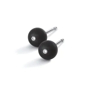26074-02 TeNo Stainless Steel Earrings (with .03ct total weight)