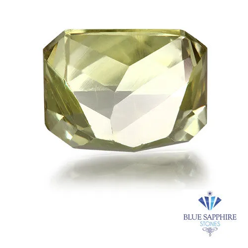 2.88 ct. Unheated Emerald Cut Yellow Sapphire